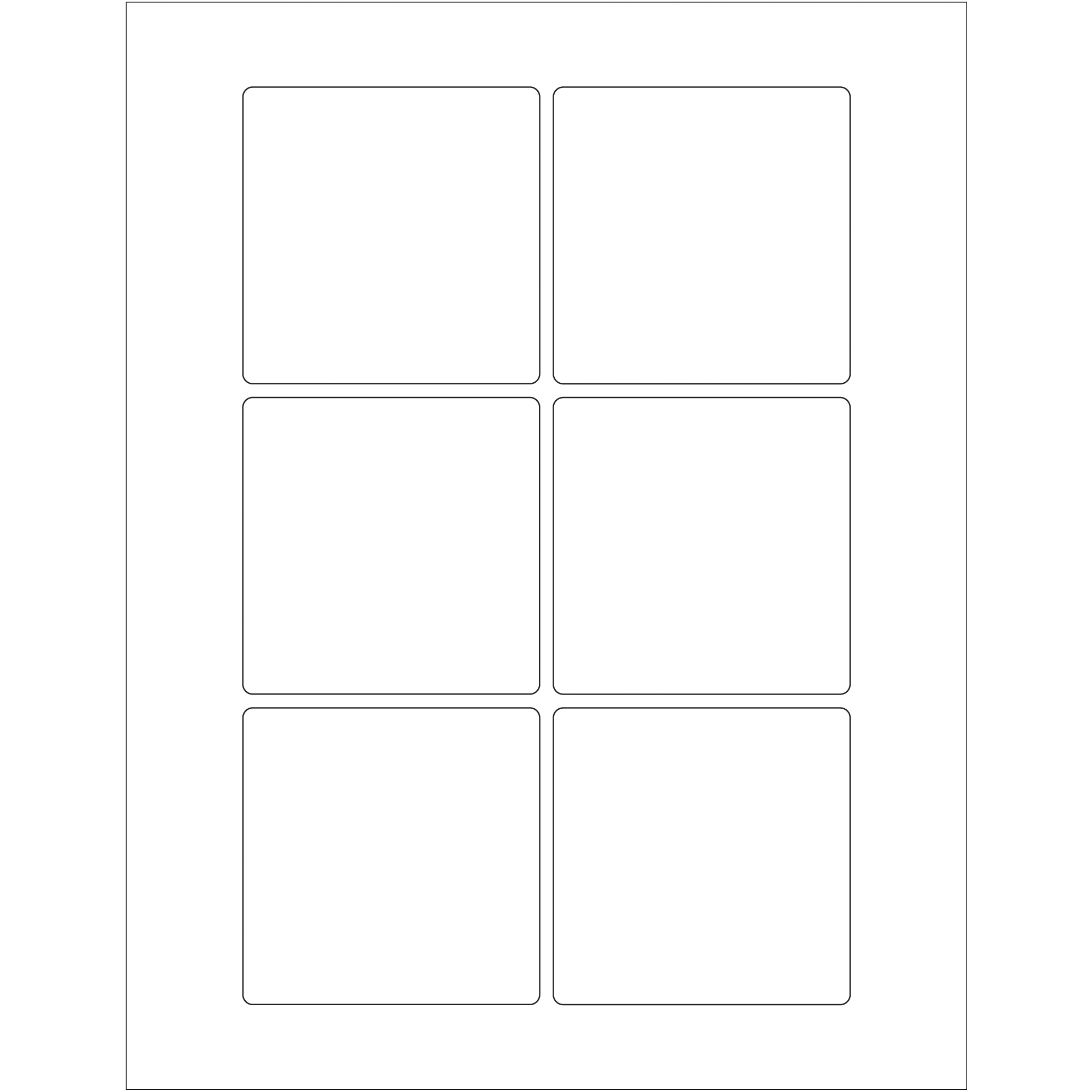 Tape Logic® Weather-Resistant Laser Labels, 3" x 3", White, 600/Case