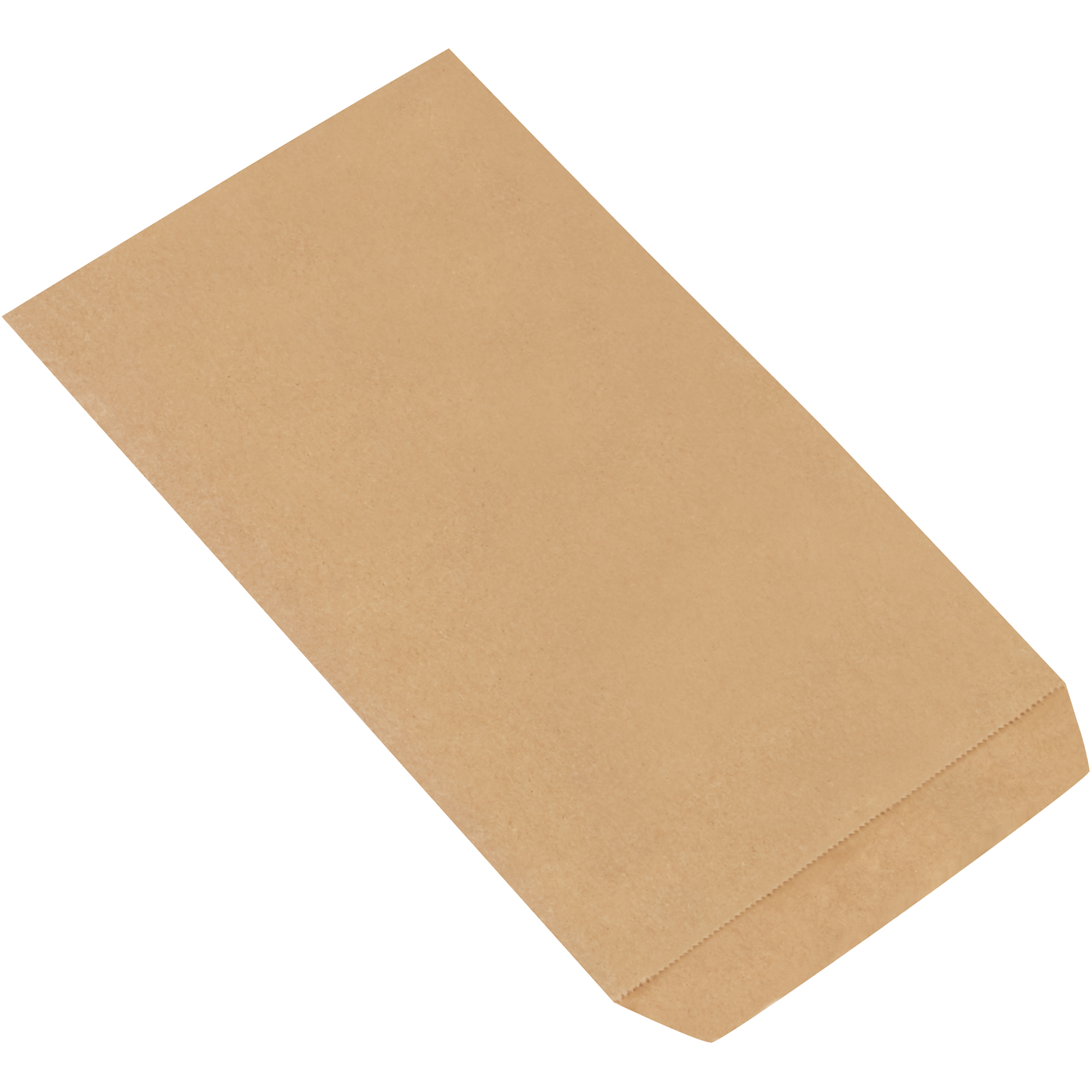 Flat Merchandise Bags, 5 x 7 1/2", Kraft, 4000/Case