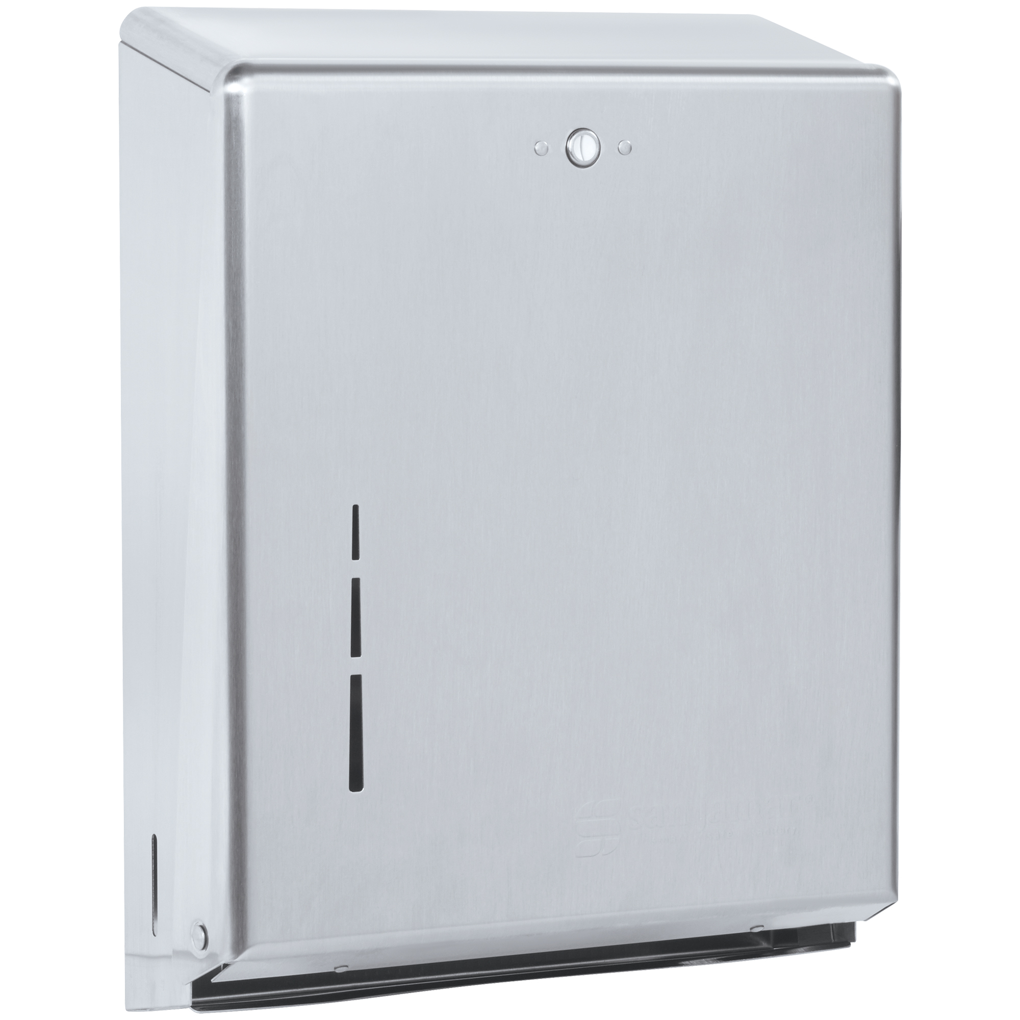 C-Fold/Multi-Fold Hand Towel Dispenser, 14.75" x 11.38" x 4", Brushed Steel, 1/Case