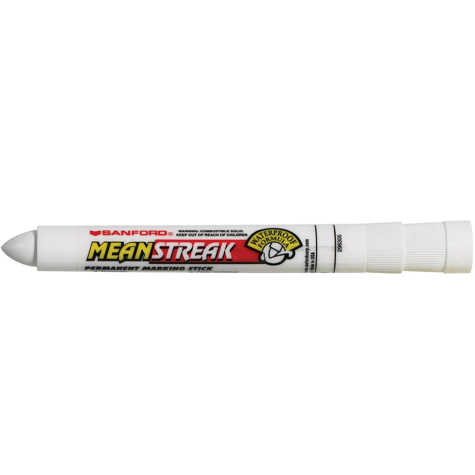 Mean Streak® "Paint in a Tube" Markers, White, 12/Case
