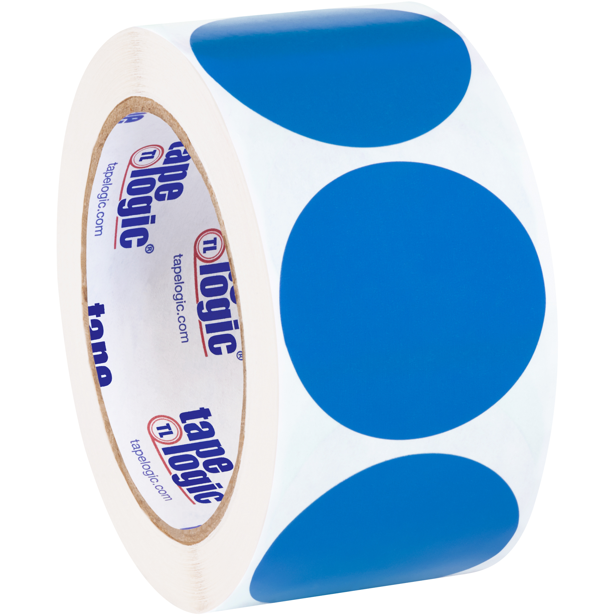 Tape Logic® Inventory Circle Labels, 2", Light Blue, 500/Roll