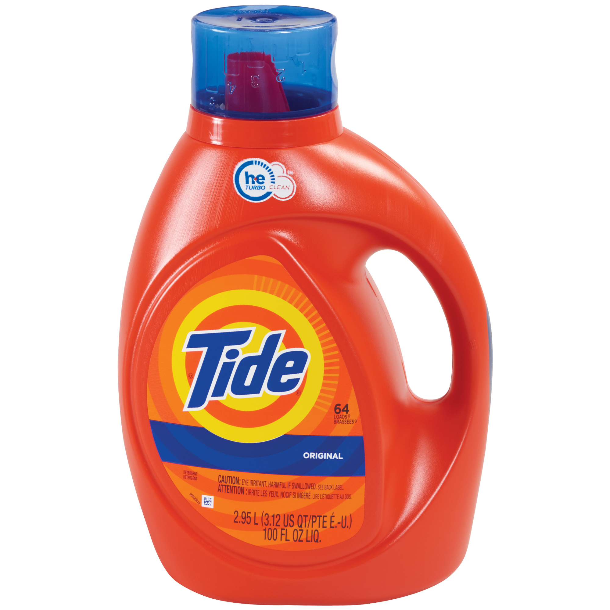 Tide® High Efficiency Liquid Detergent, 100 oz. Bottle, 4/Case