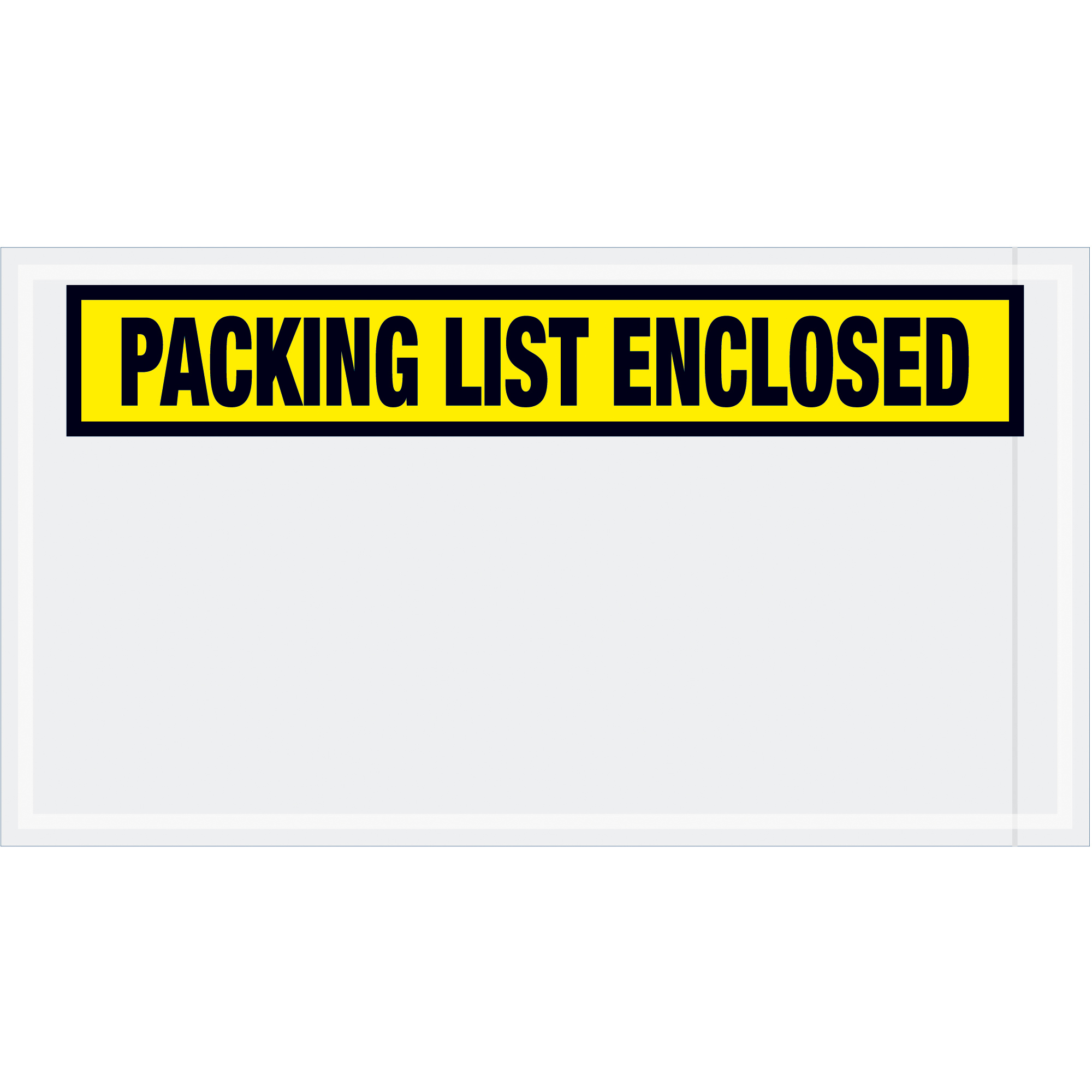 Tape Logic® "Packing List Enclosed" Envelopes, 5 1/2" x 10", Yellow, 1000/Case