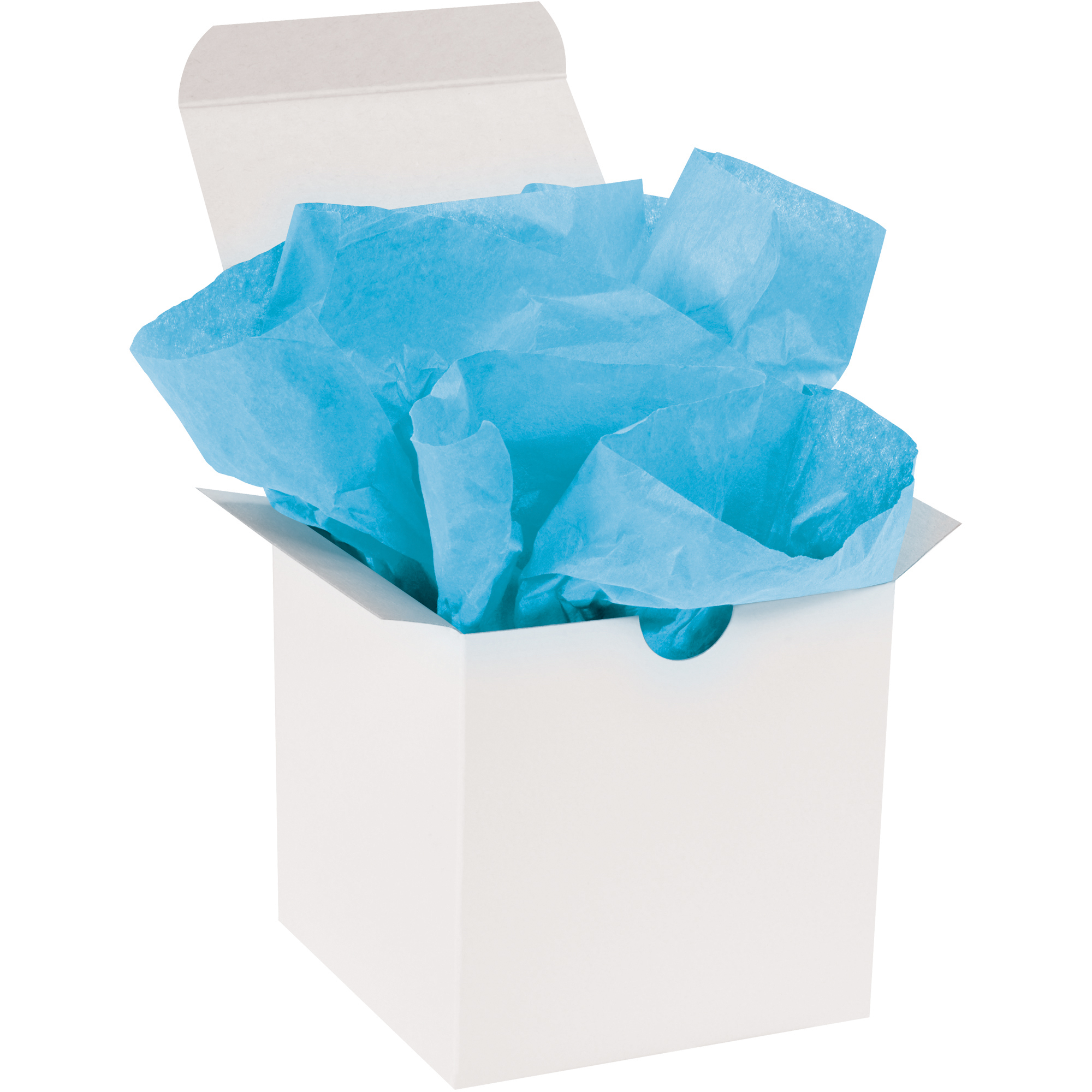 Tissue Paper, Gift Grade, 20" x 30", Turquoise, 480/Case