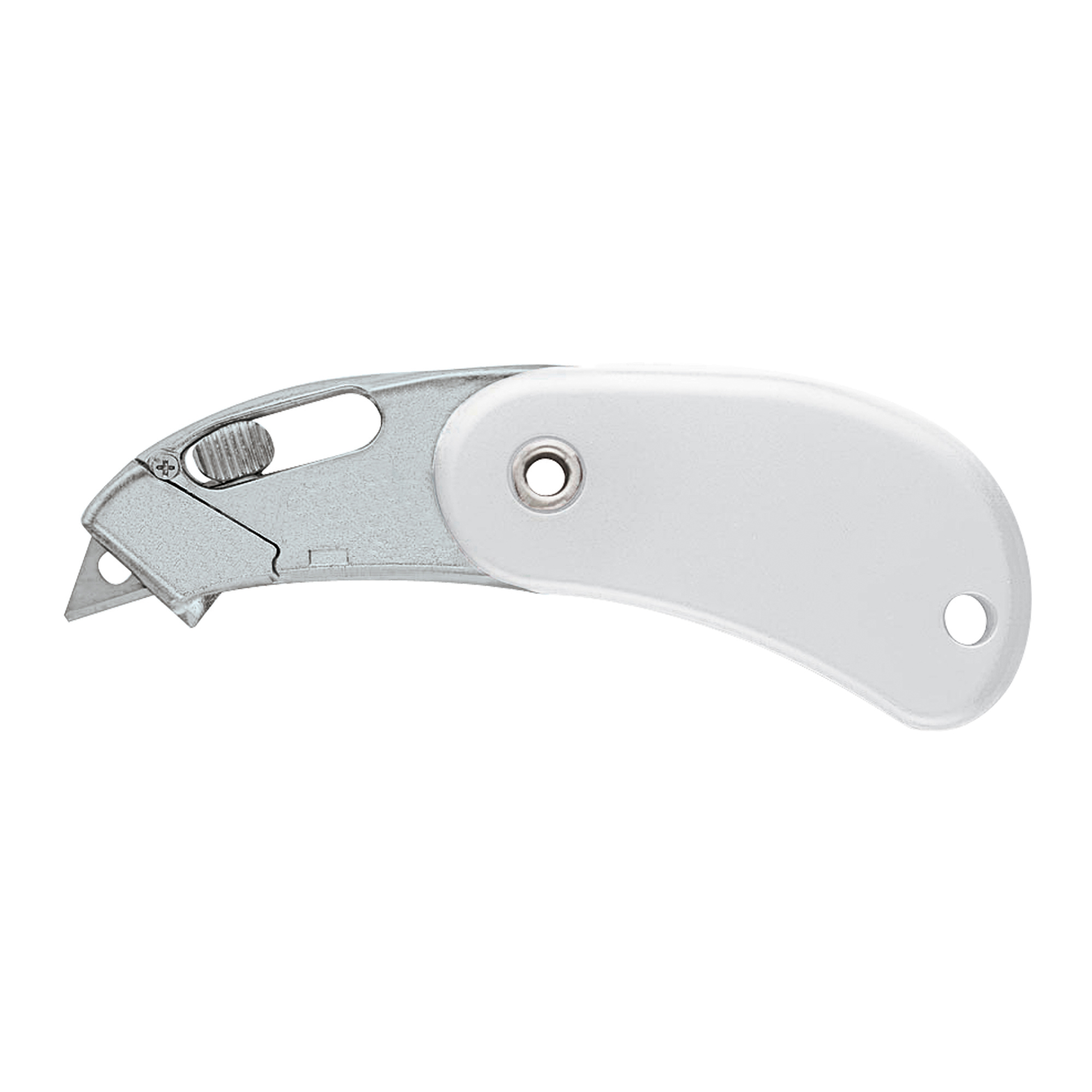 PSC-2™ Spring-Back Pocket Safety Cutter, White, 12/Case