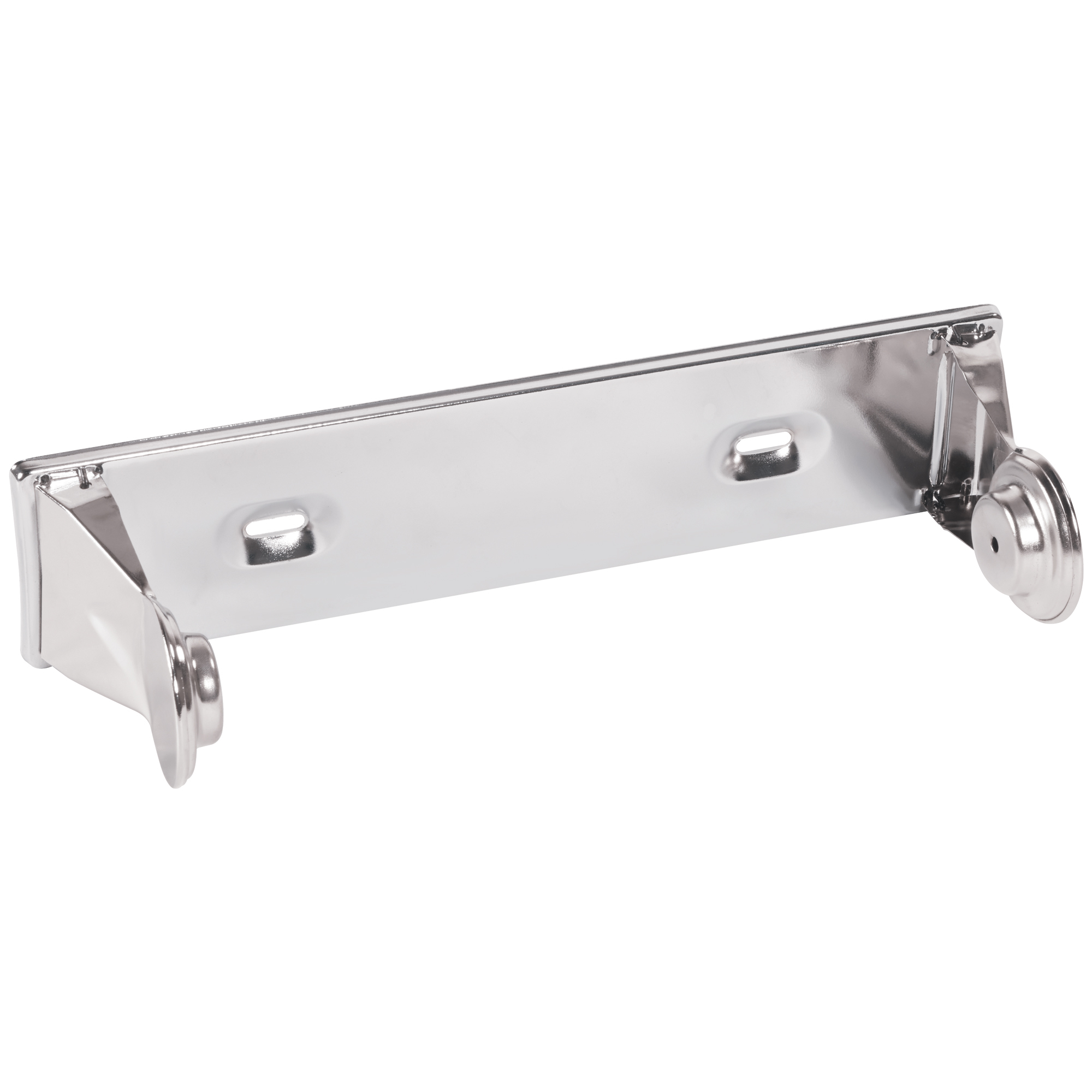 Chrome Perforated Roll Towel Dispenser - Wall Mounted, Silver, 1/Each