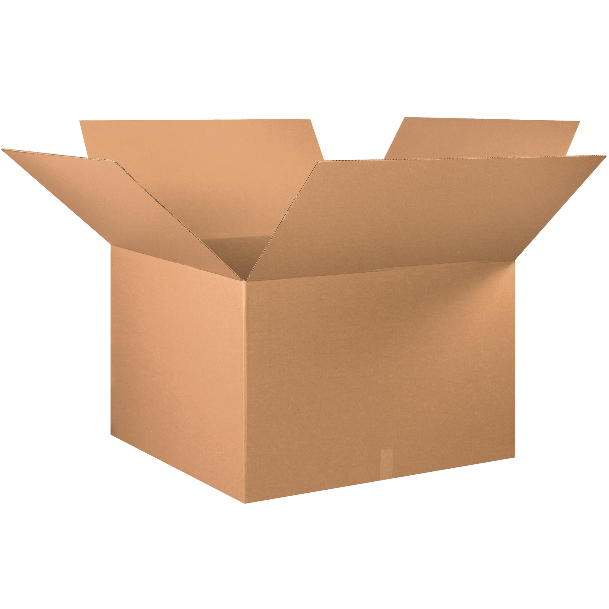 Corrugated Boxes, 36" x 36" x 24", Kraft, 5/Bundle; 120/Skid