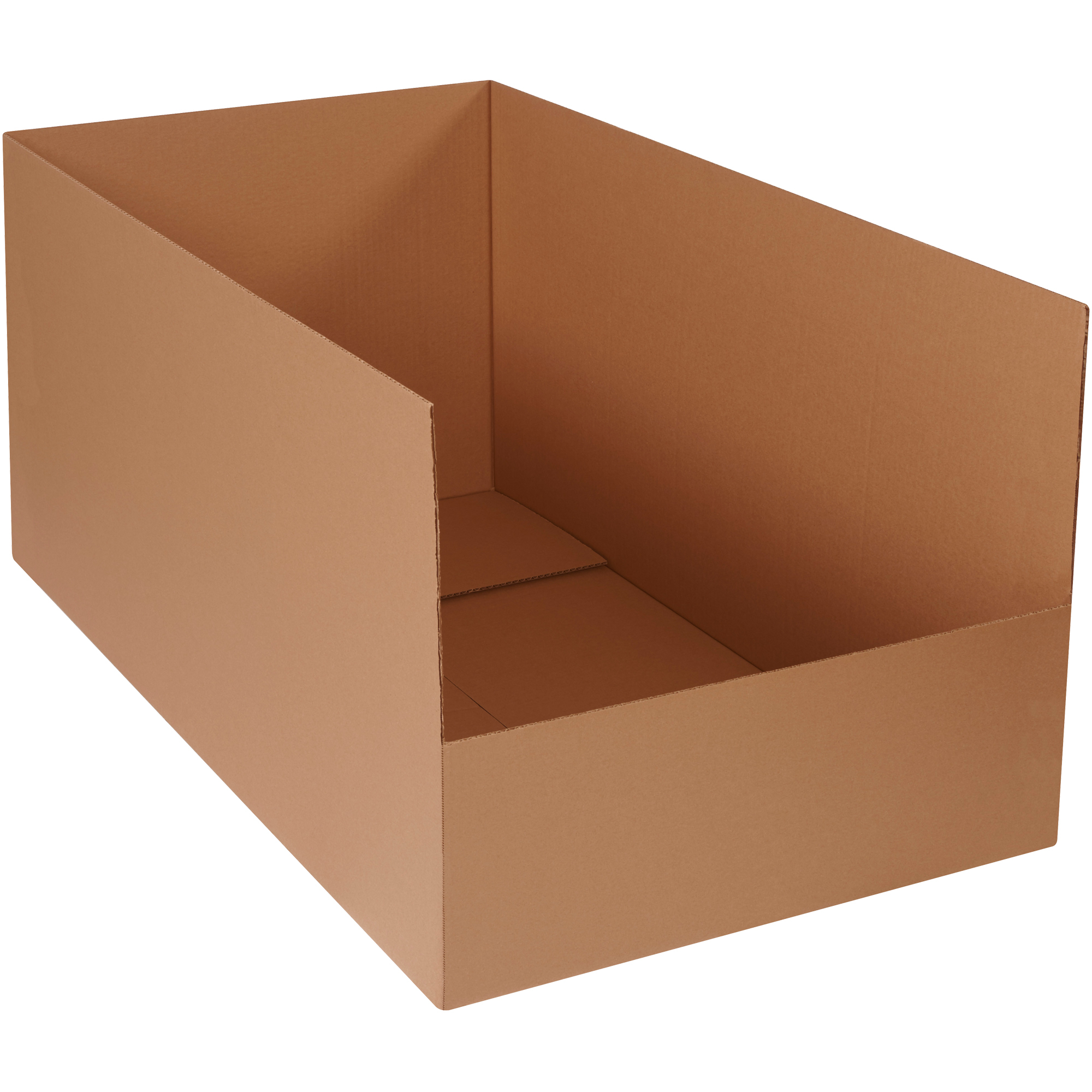 Warehouse Rack Bins, 23" x 42" x 20", Kraft, 10/Bundle; 120/Skid