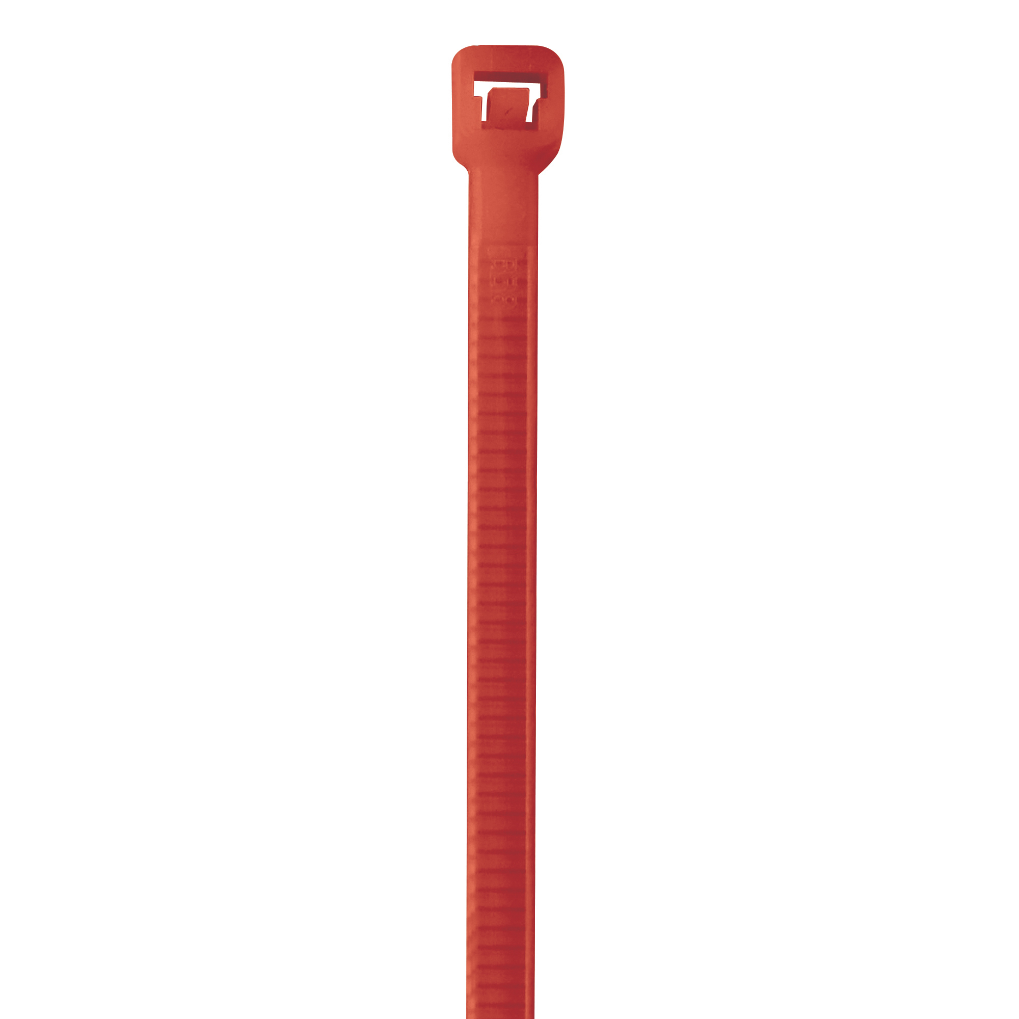 Colored Cable Ties, 40#, 5 1/2", Fluorescent Red, 1000/Case