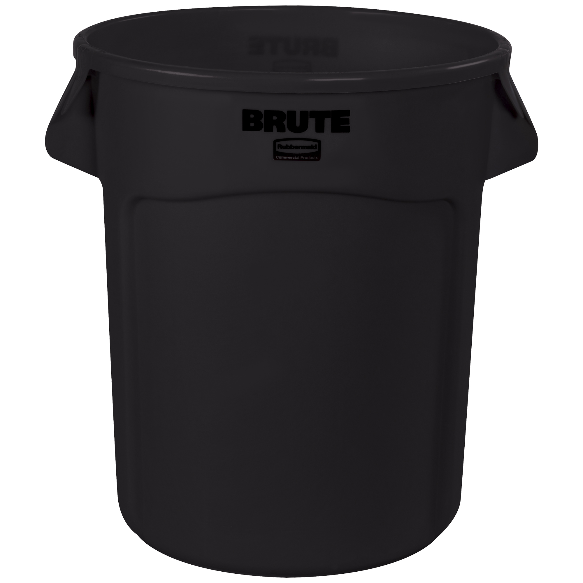 Rubbermaid® Brute® Trash Can, 20 Gallon, 23" x 19", Black, 1/Each