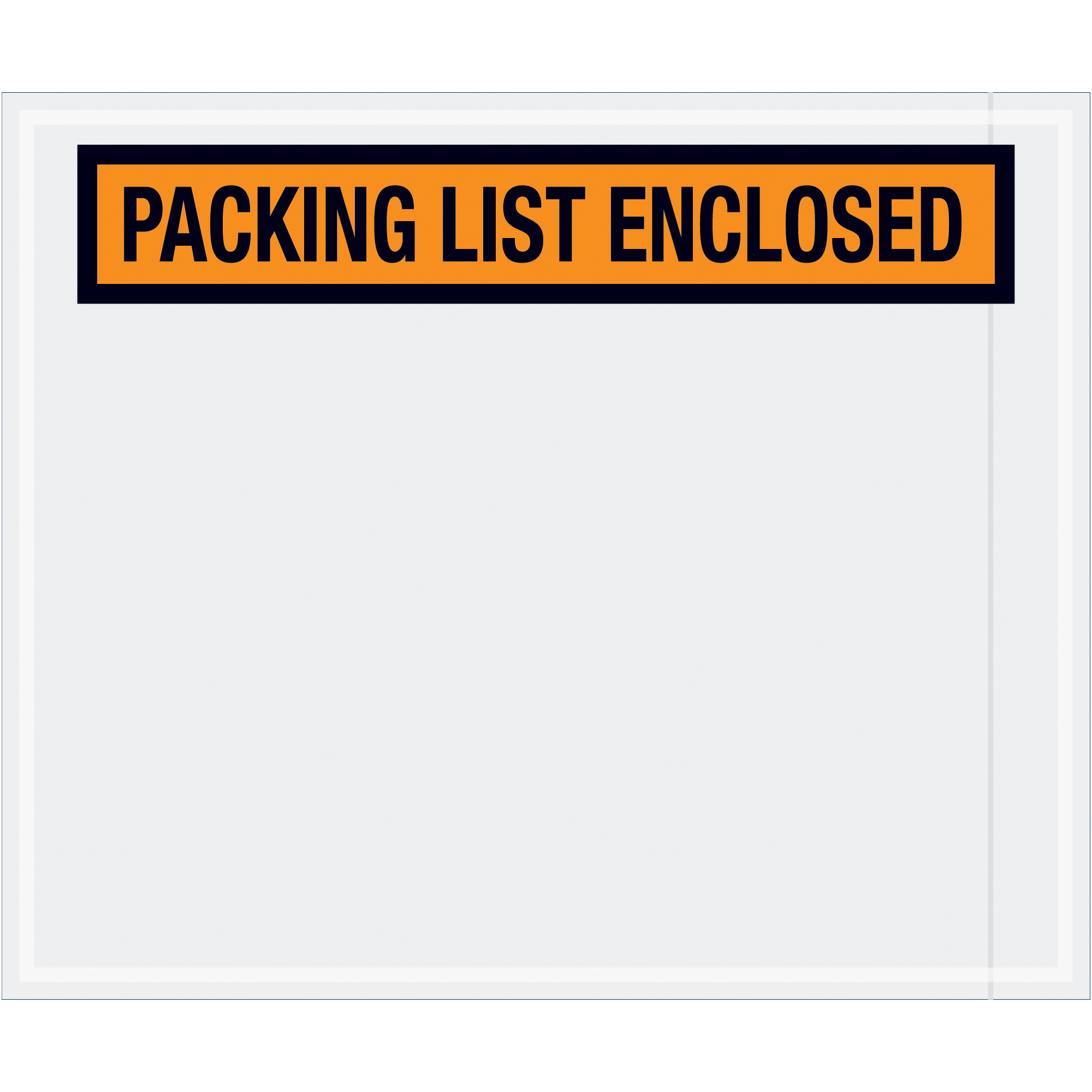 Tape Logic® "Packing List Enclosed" Envelopes, 10" x 12", Orange, 500/Case