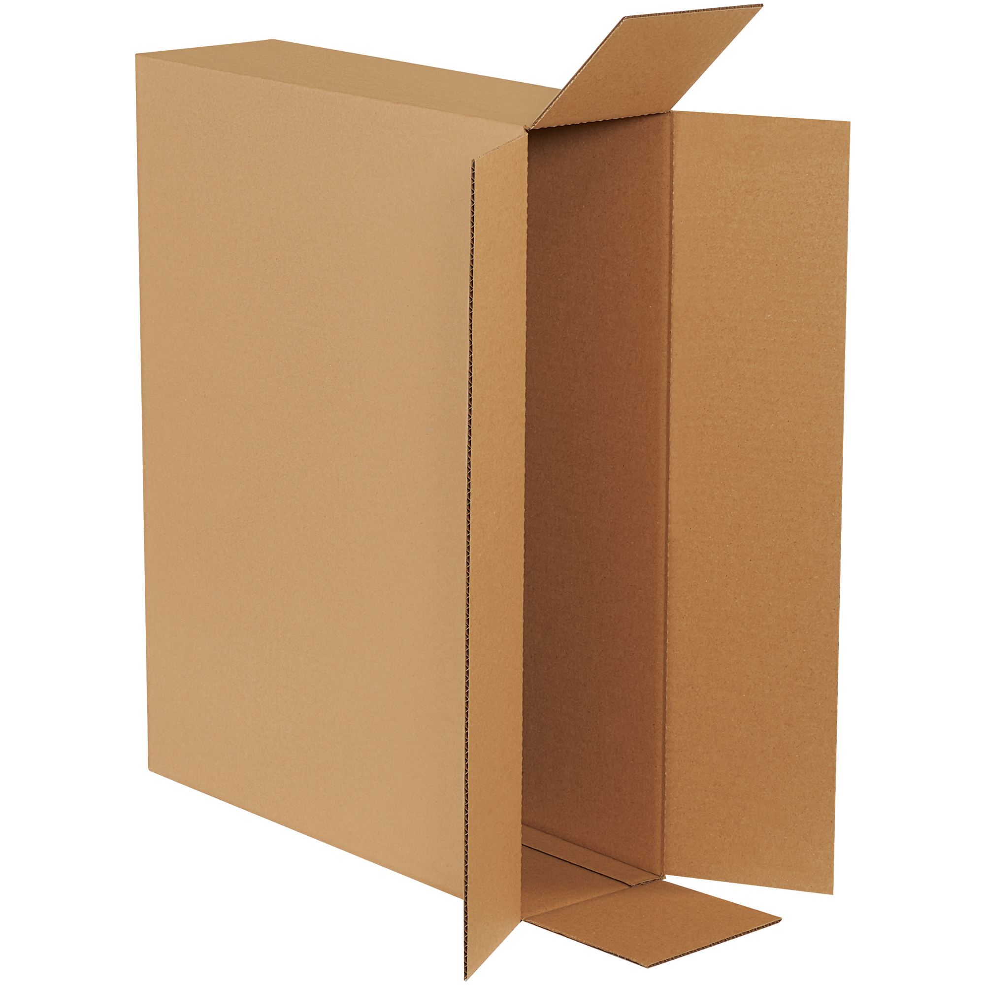 Side Loading Boxes, 26" x 6" x 20", Kraft, 10/Bundle; 120/Skid