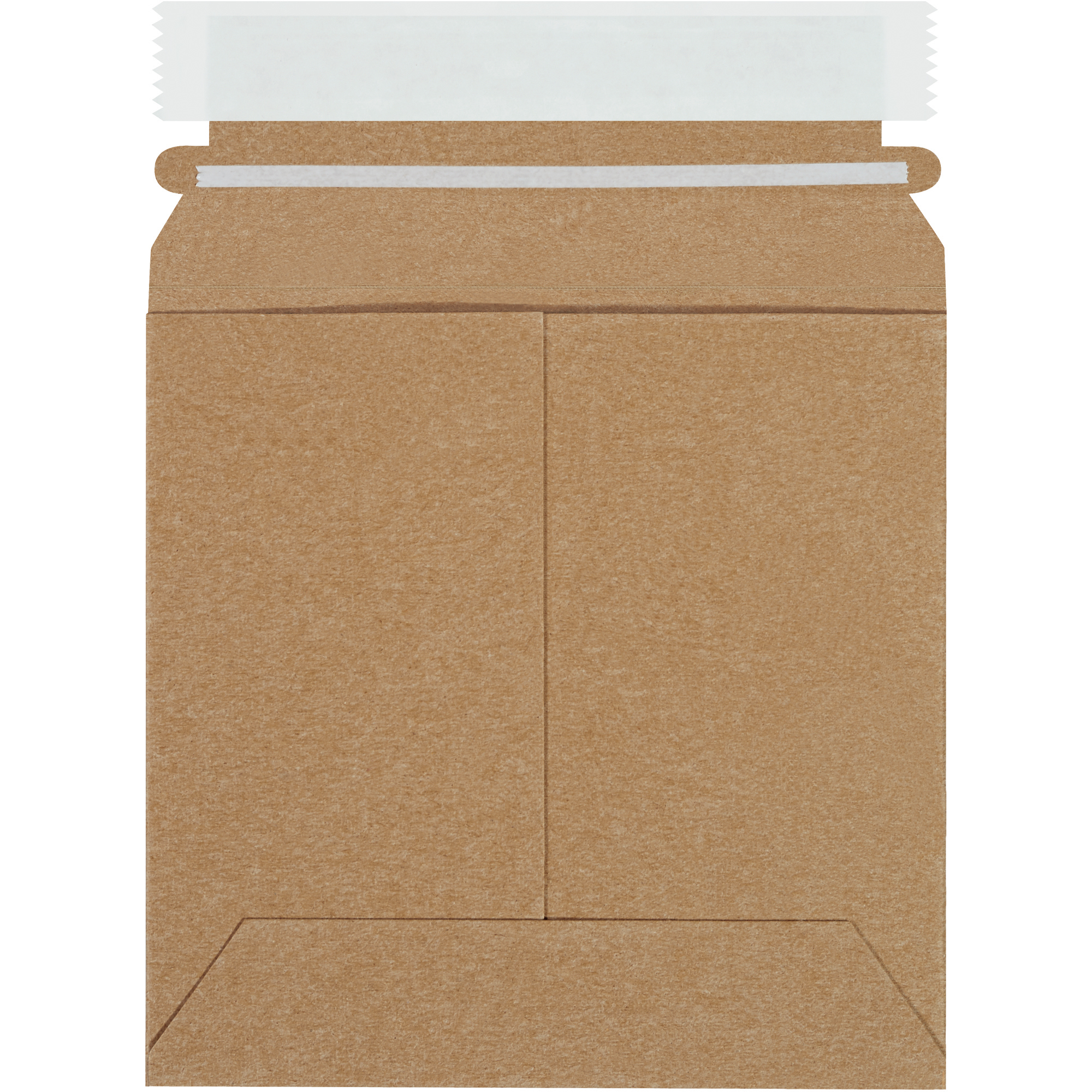 Stayflats Plus® Self-Seal Mailers, 6" x 6", Kraft, 200/Case