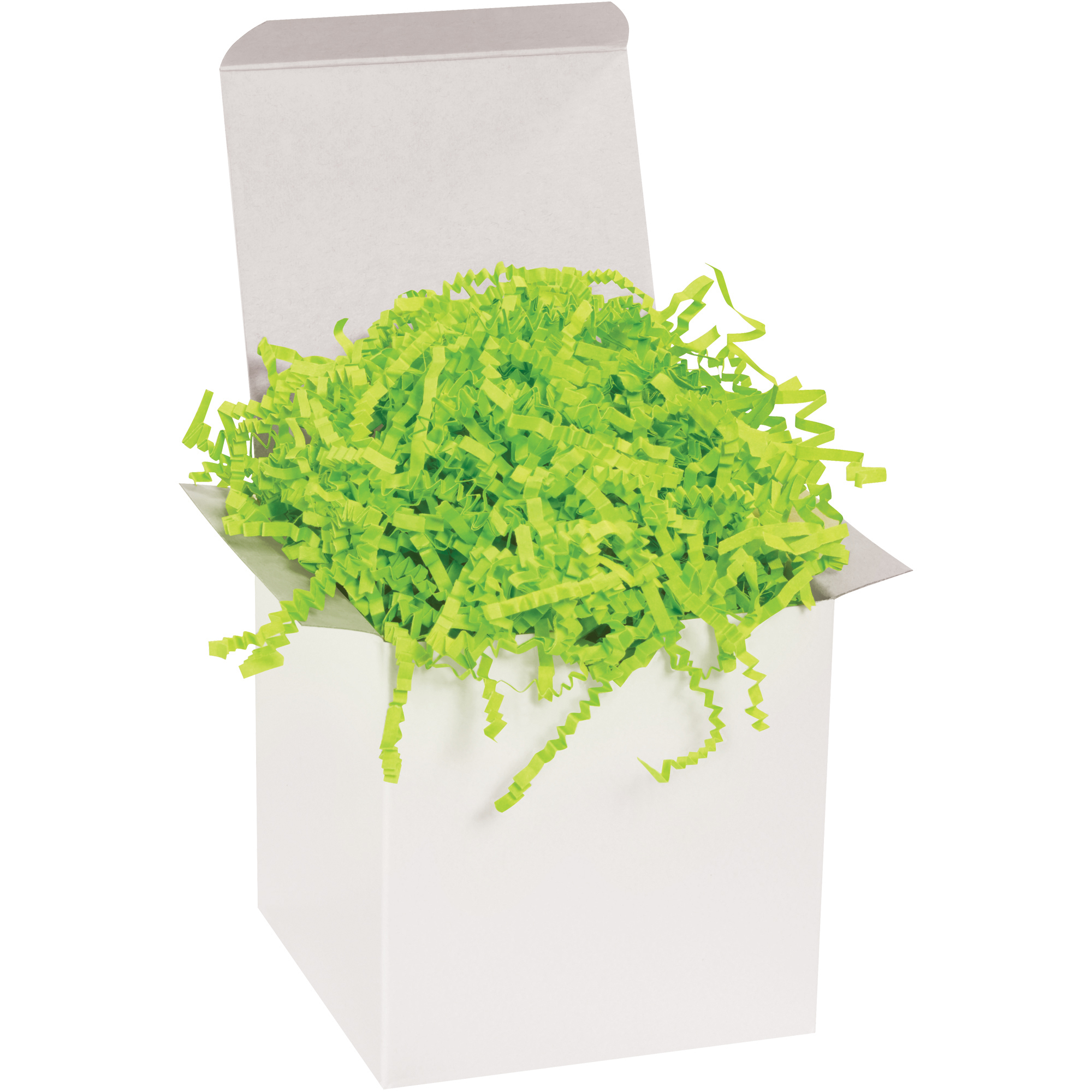 Crinkle Paper, 10 lb., Lime, 1/Case