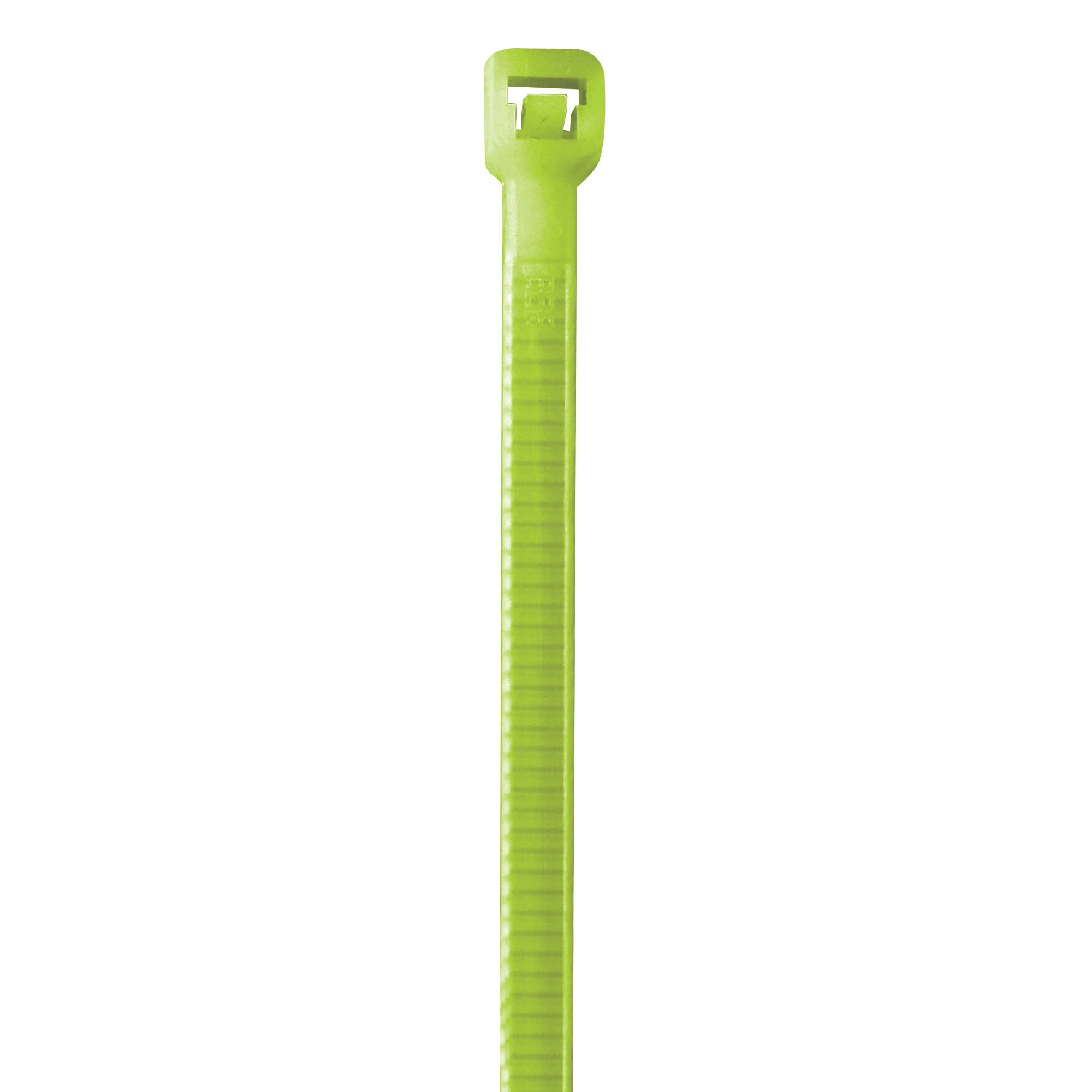 Colored Cable Ties, 40#, 5 1/2", Fluorescent Green, 1000/Case