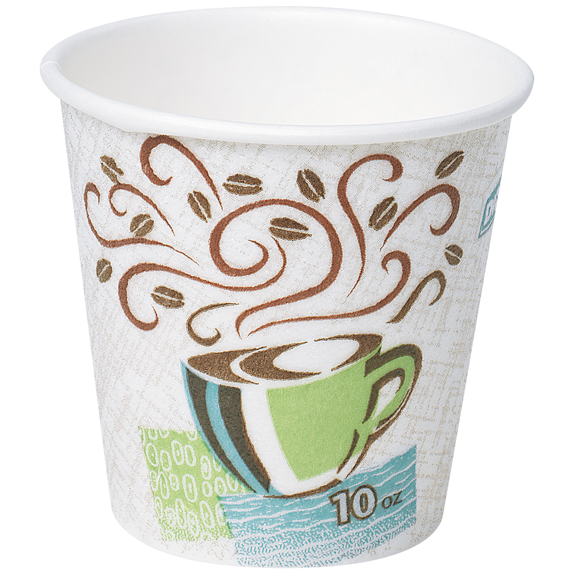 Dixie® PerfecTouch® Insulated Cups, 10 oz., Multi, 500/Case