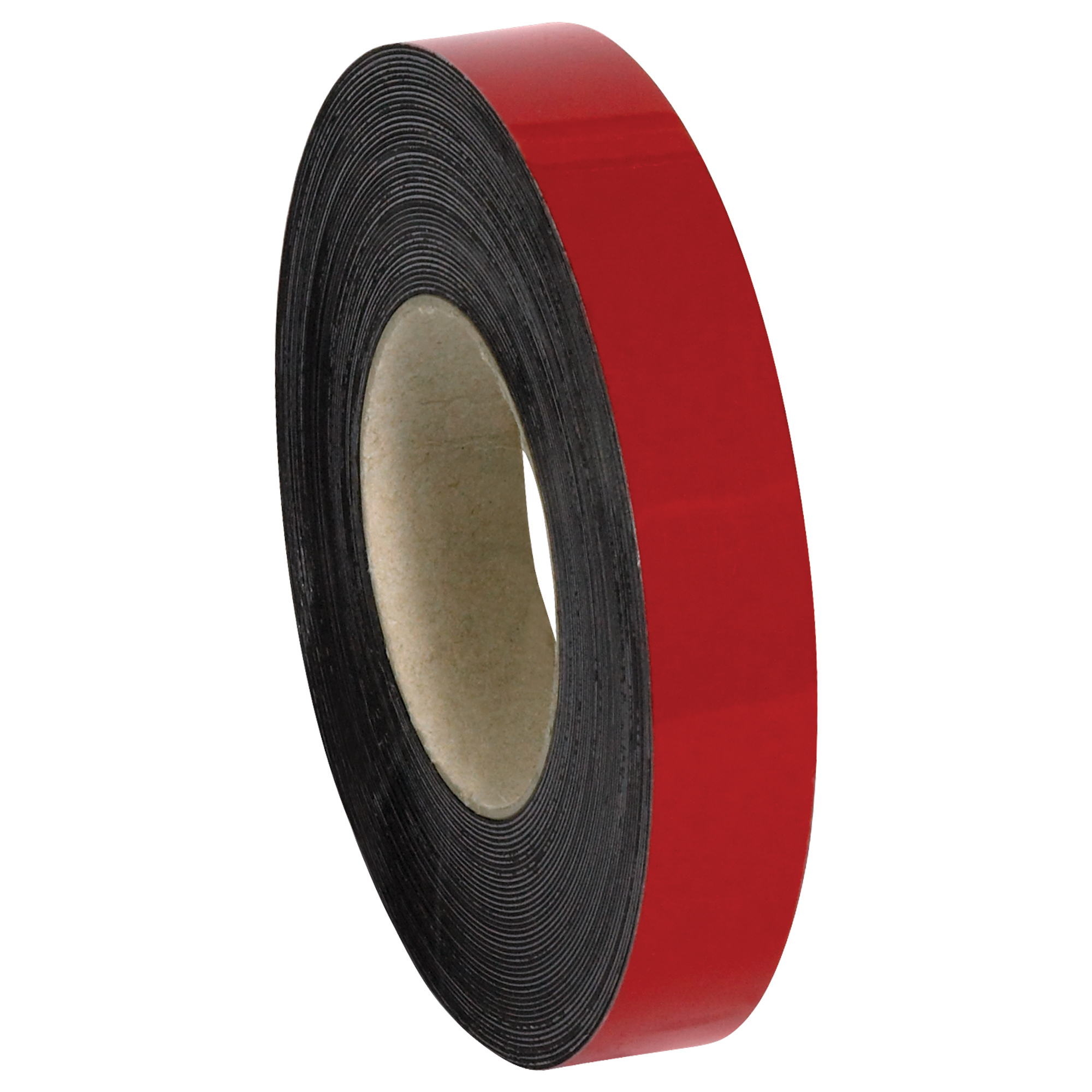 Warehouse Labels, Magnetic Rolls, 1" x 50', Red, 1/Case