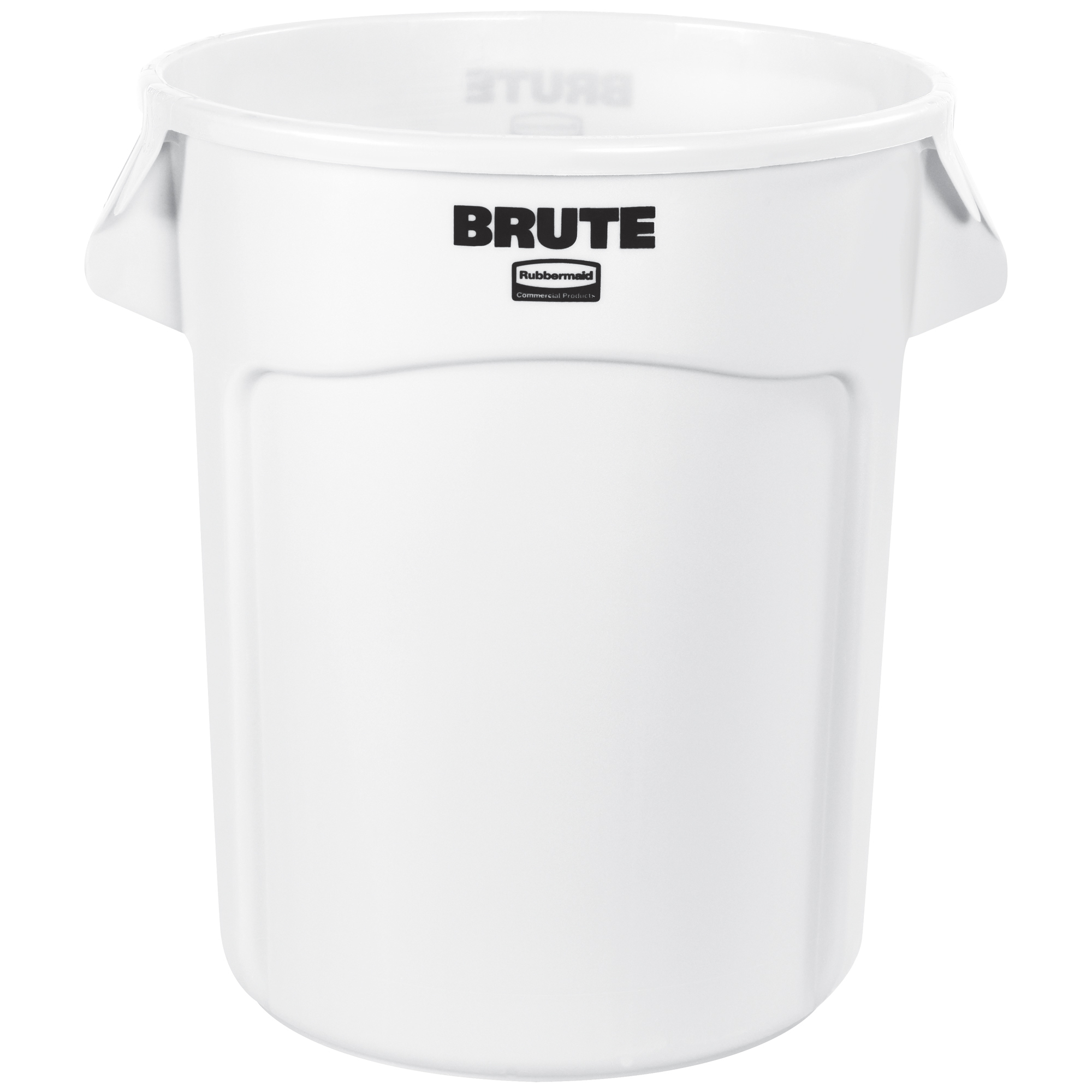 Rubbermaid® Brute® Trash Can, 20 Gallon, 23" x 19", White, 1/Each