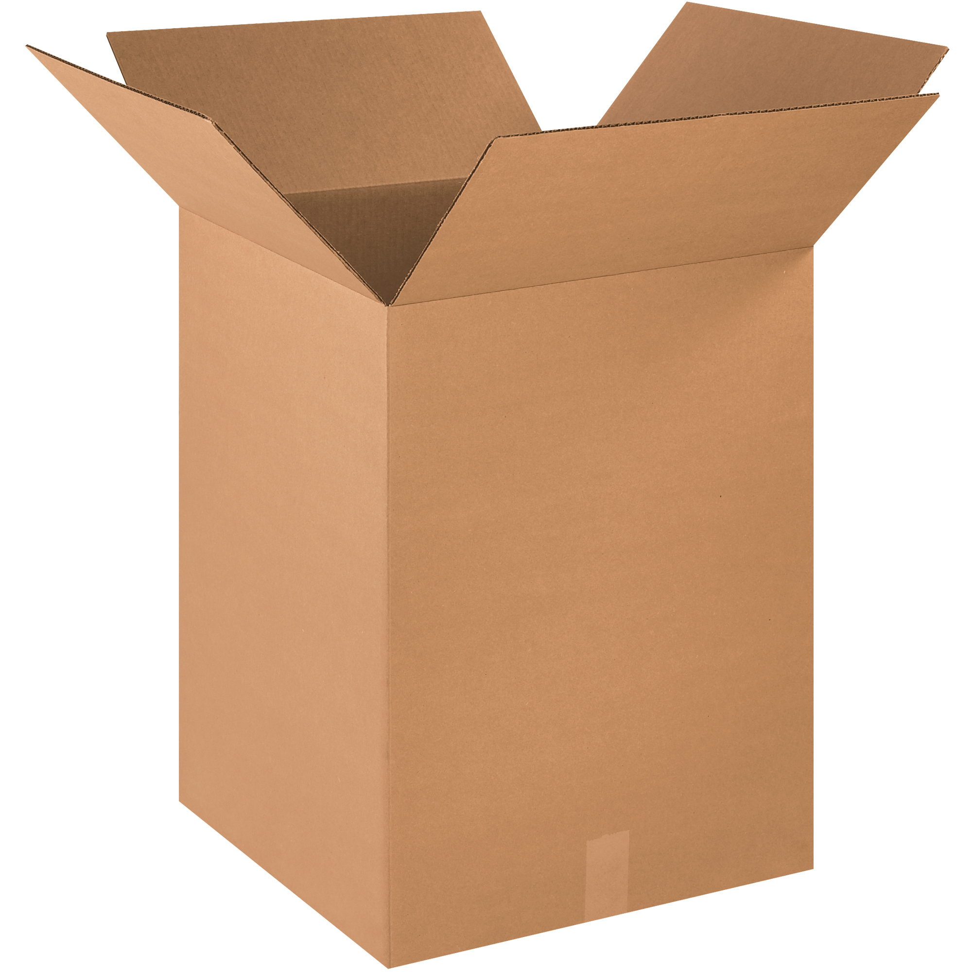 Corrugated Boxes, 18" x 18" x 24", Kraft, 15/Bundle; 120/Skid