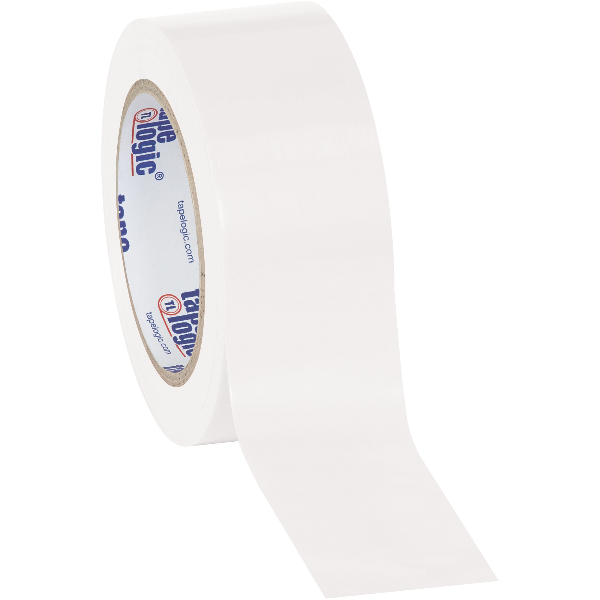 Tape Logic® Solid Vinyl Safety Tape, 6.0 Mil, 2" x 36 yds., White, 3/Case