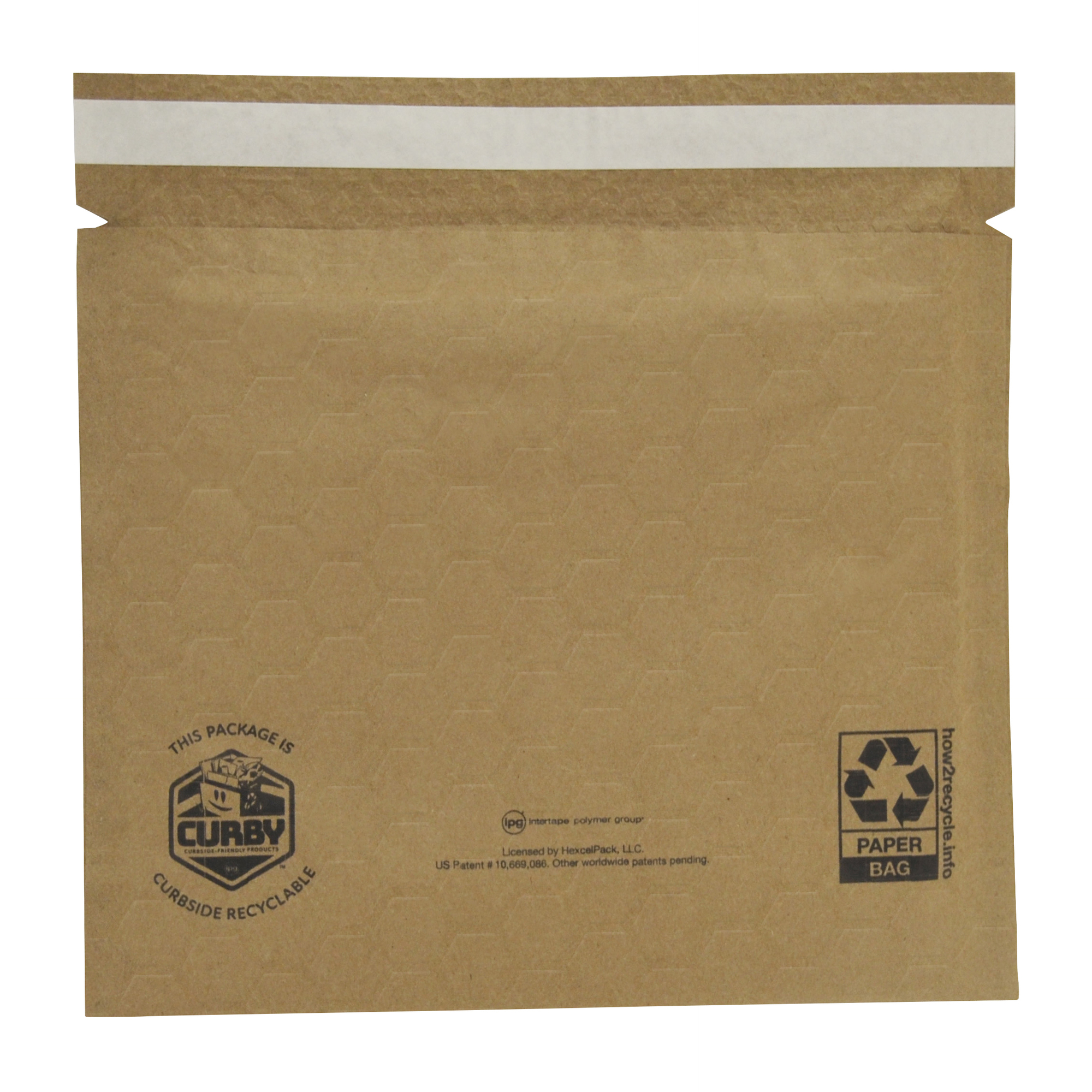 #2 Recycled Paper Padded Curby Mailer™ 9 1/2 X 11 3/8" 80/CS