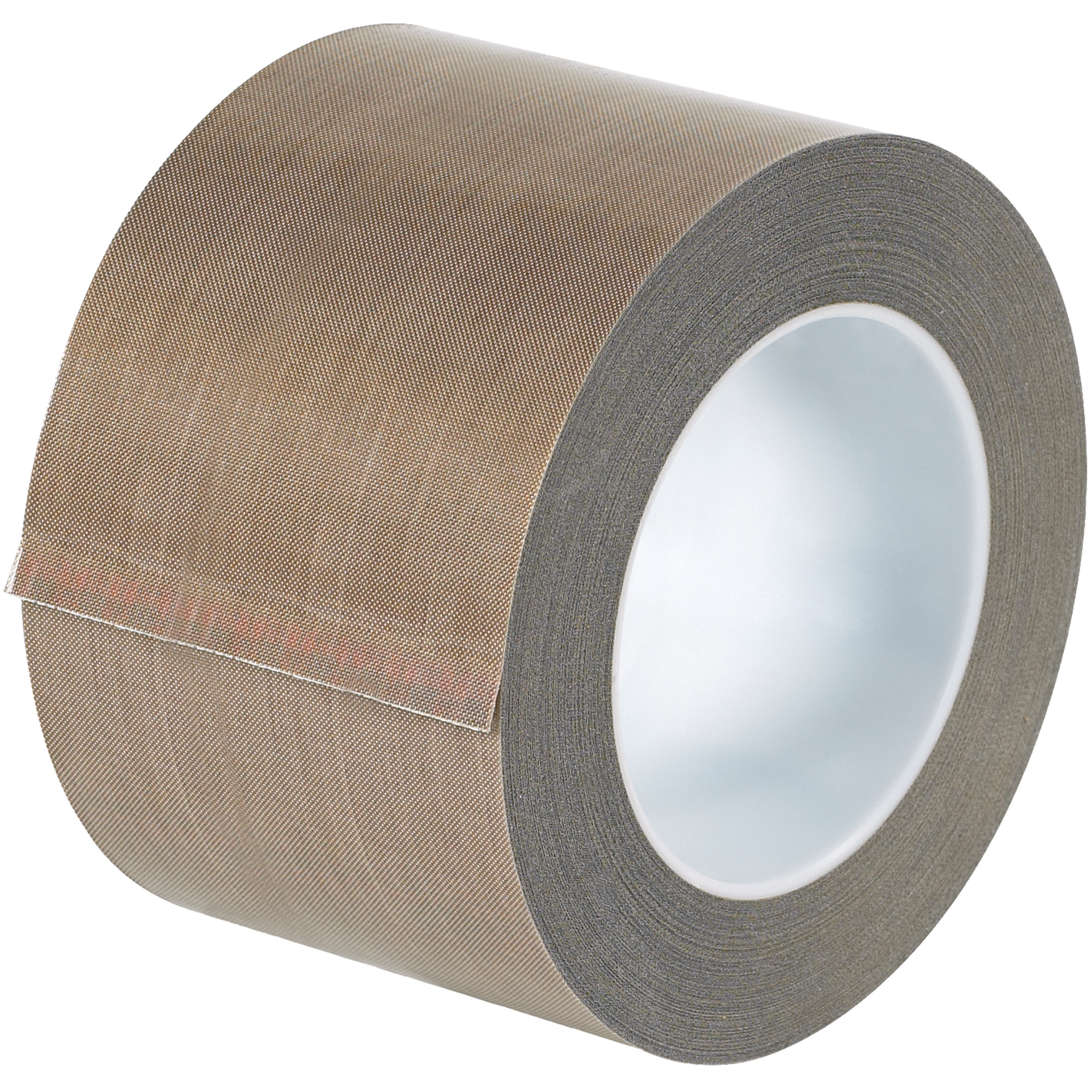 PTFE Glass Cloth Tape, 3 Mil, 3" x 18 yds., Brown, 1/Case