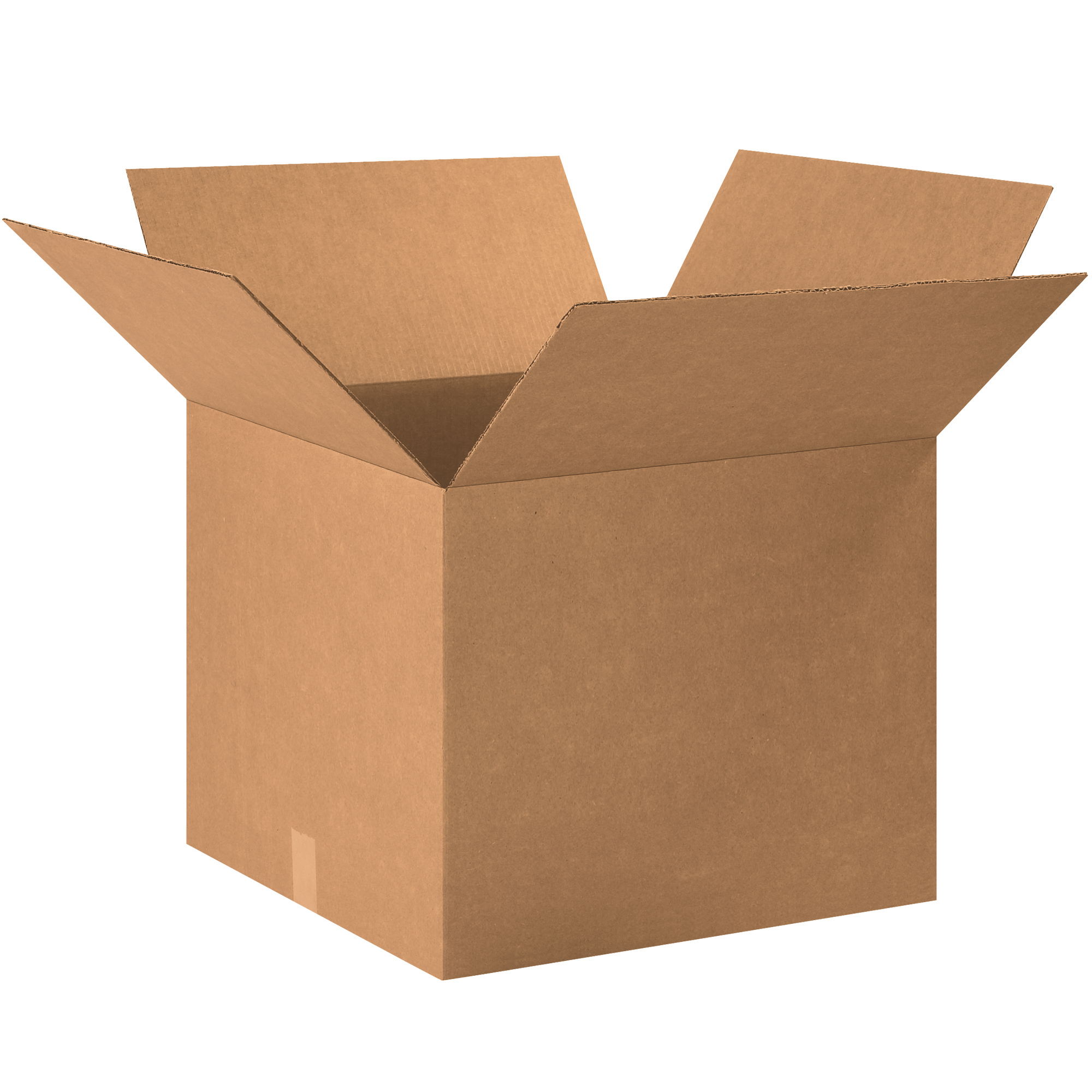 Corrugated Boxes, 20" x 20" x 16", Kraft, 15/Bundle; 150/Skid