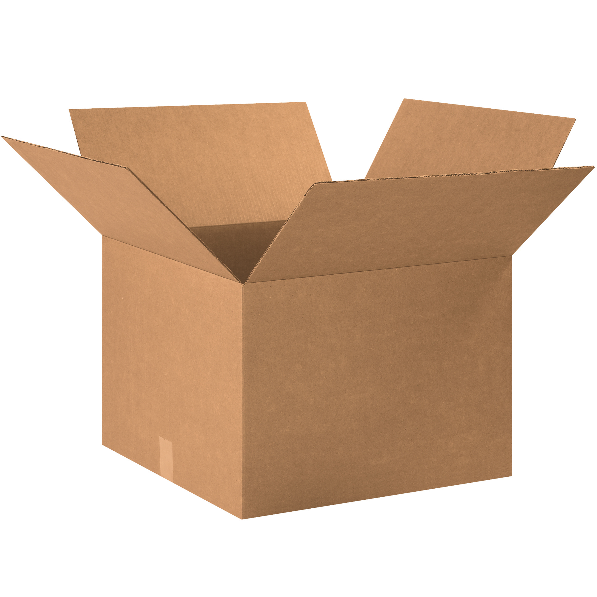 Corrugated Boxes, 20" x 20" x 14", Kraft, 15/Bundle; 150/Skid