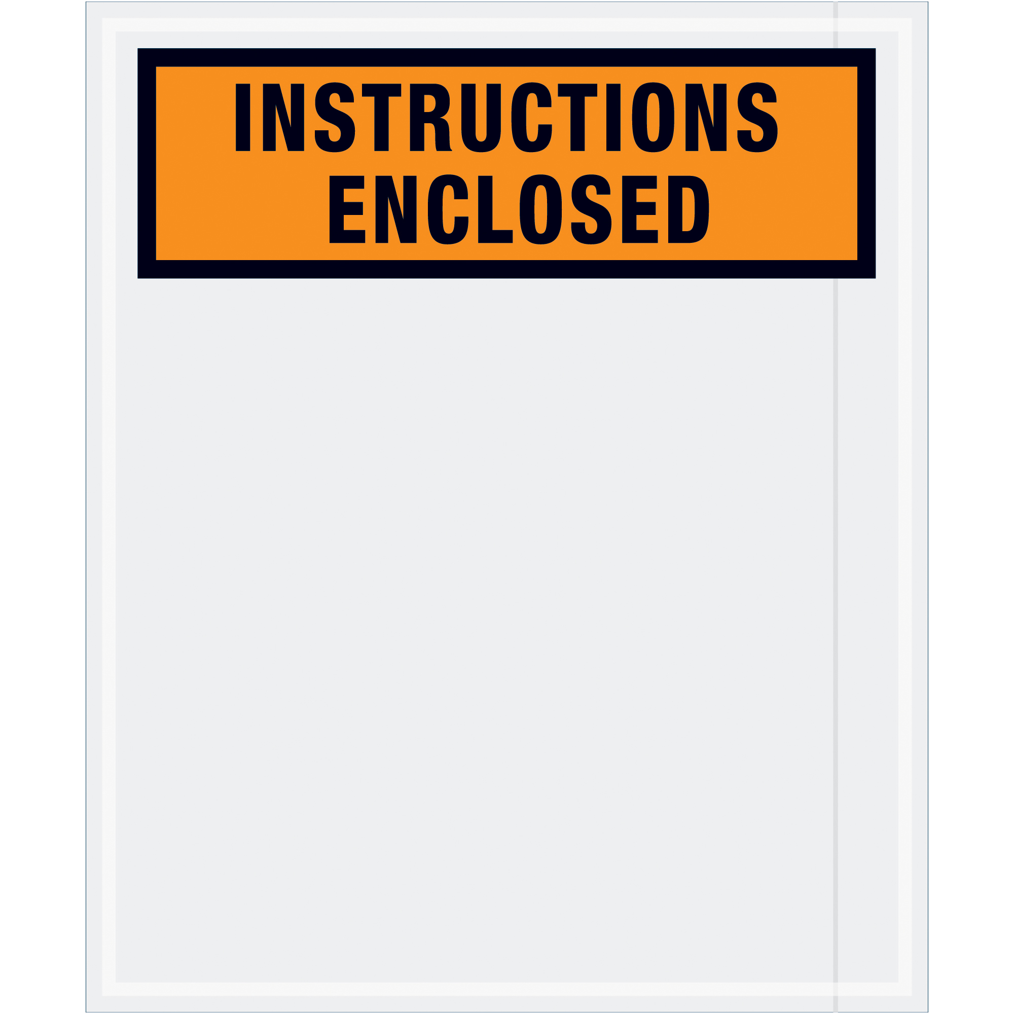 Tape Logic® "Instructions Enclosed" Envelopes, 12" x 10", Orange, 500/Case