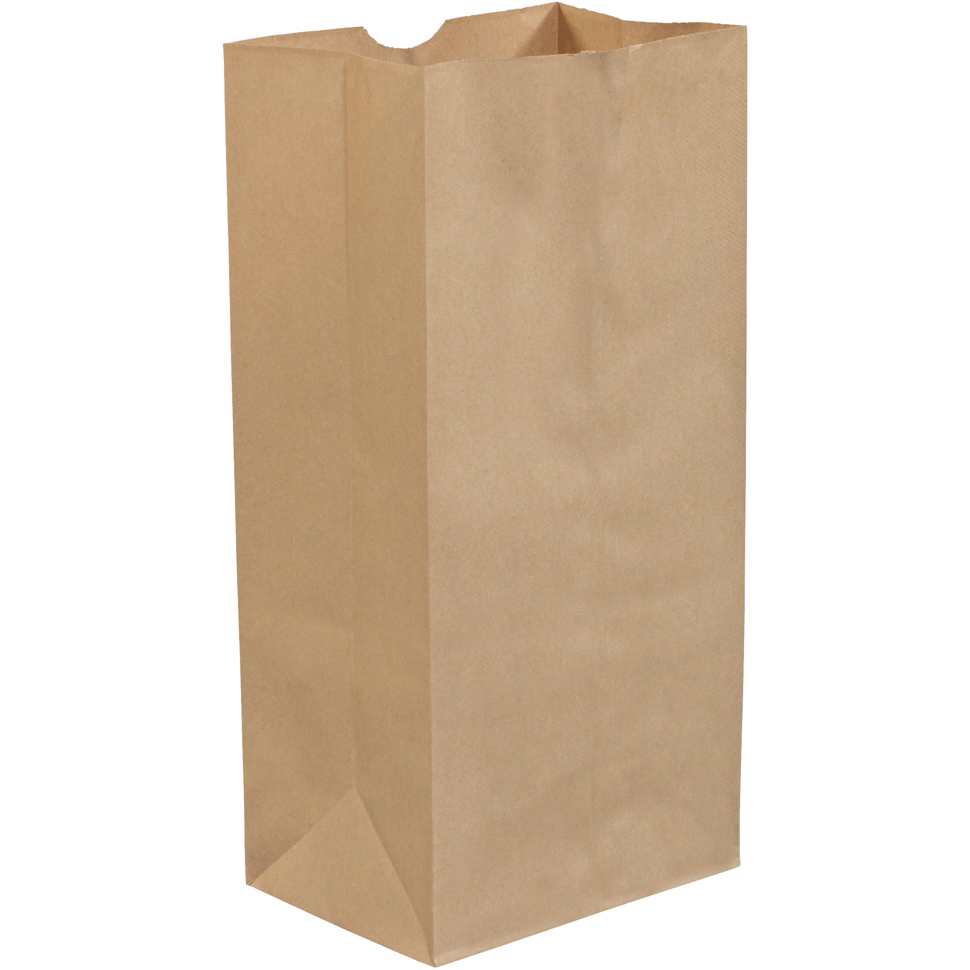 Grocery Bags, 8 1/4" x 5 5/16" x 16 1/8", Kraft, 500/Case