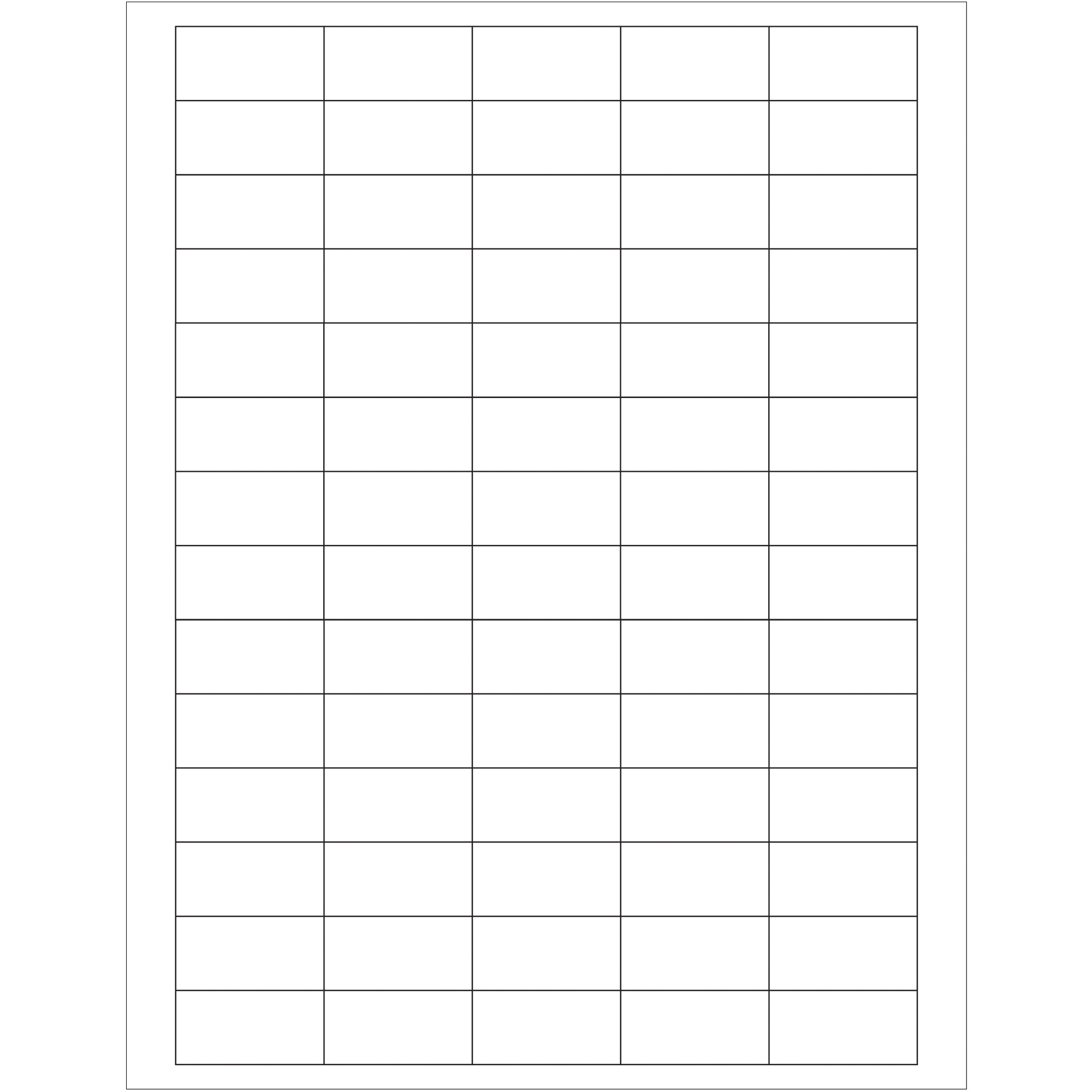 Tape Logic® Rectangular Laser Labels, 1 1/2" x 3/4", White, 7000/Case