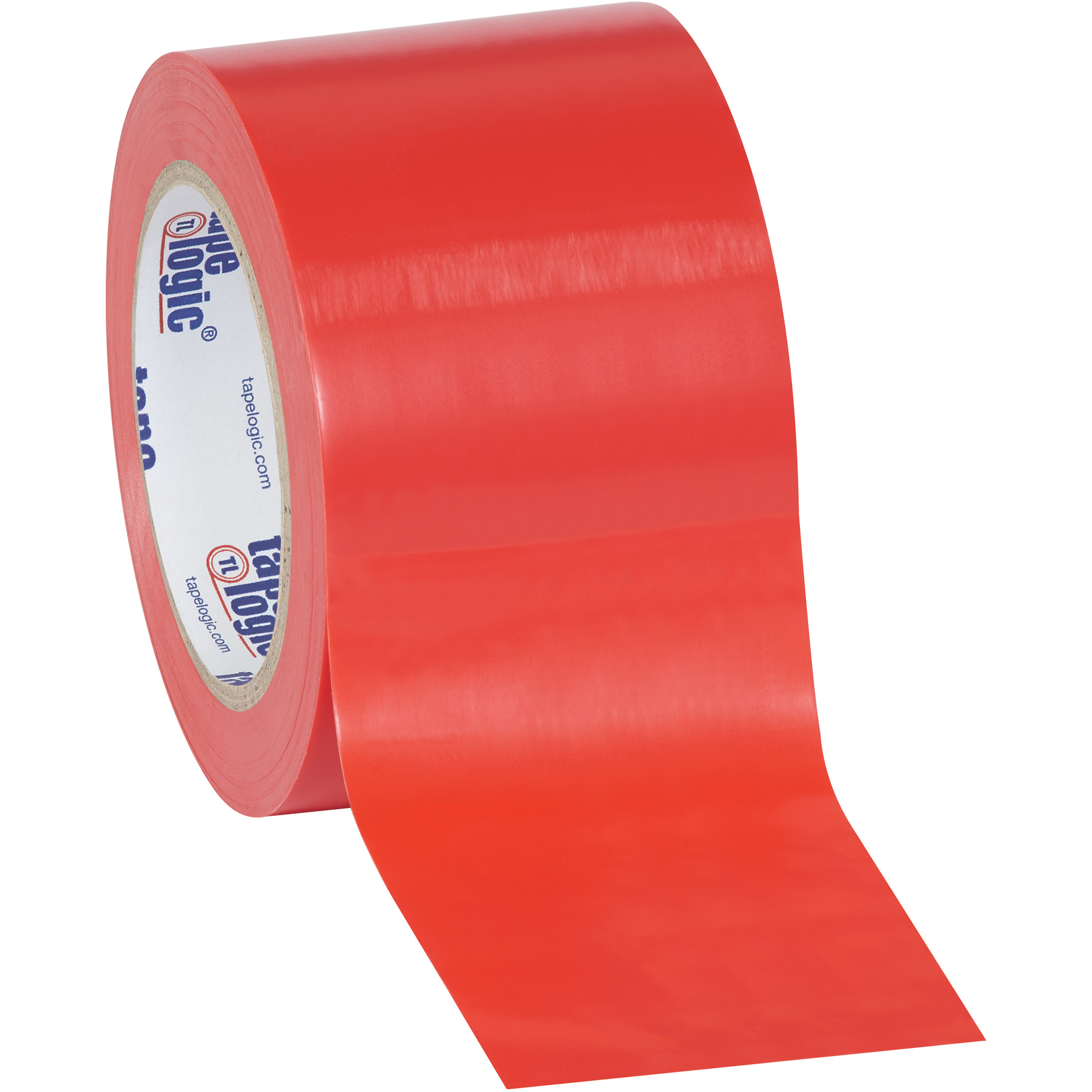 Tape Logic® Solid Vinyl Safety Tape, 6.0 Mil, 3" x 36 yds., Red, 3/Case