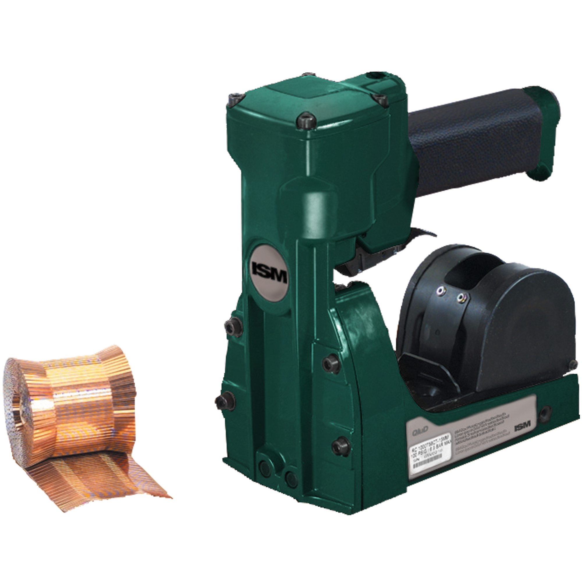 Pneumatic/Roll Feed Carton Stapler, 3/4", Green, 1/Each