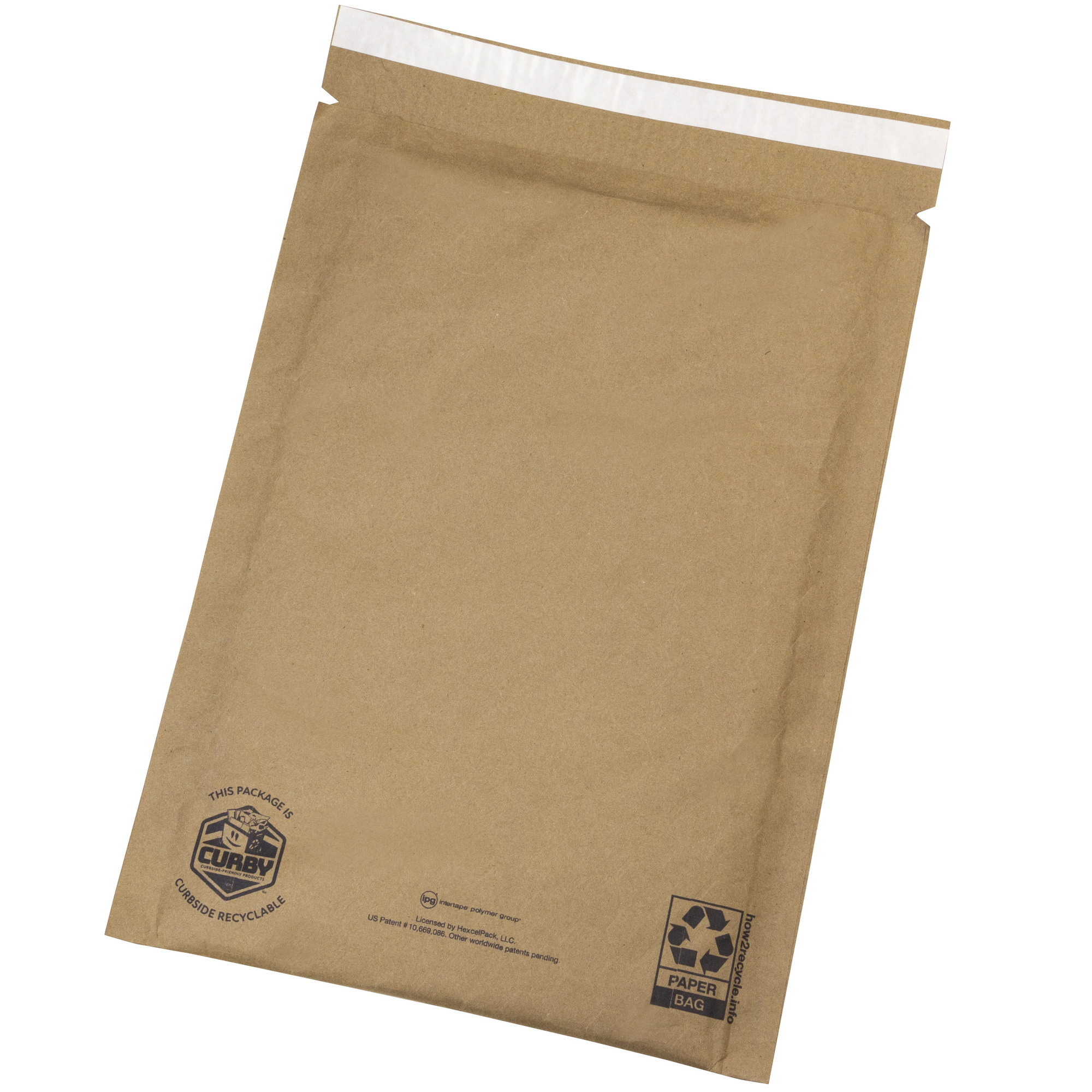 #5 Recycled Paper Padded Curby Mailer™ 15 1/2 X 11 3/8" 80/CS