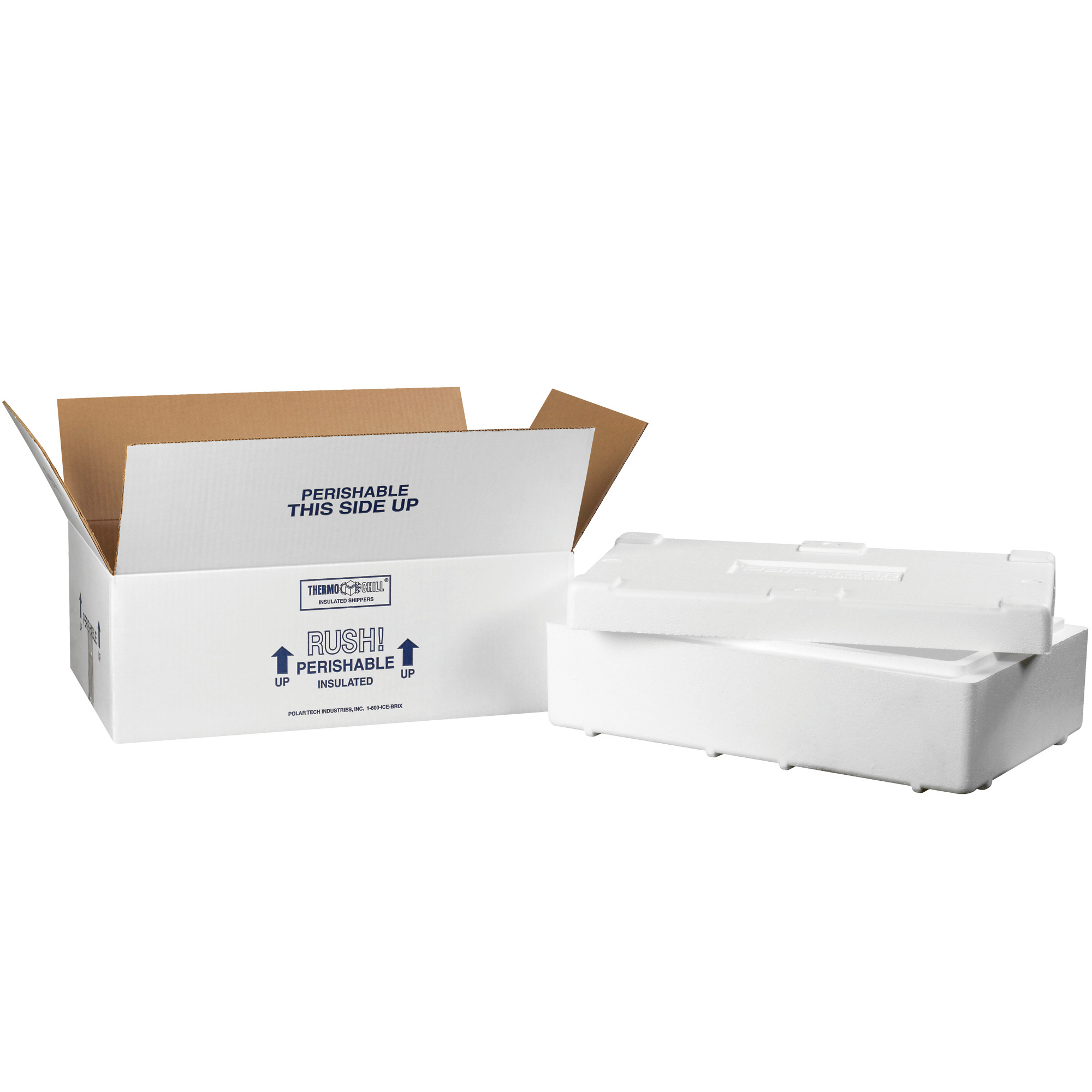 Insulated Shipping Kits, 19 1/2" x 11 1/2" x 4 1/8", White, 1/Case