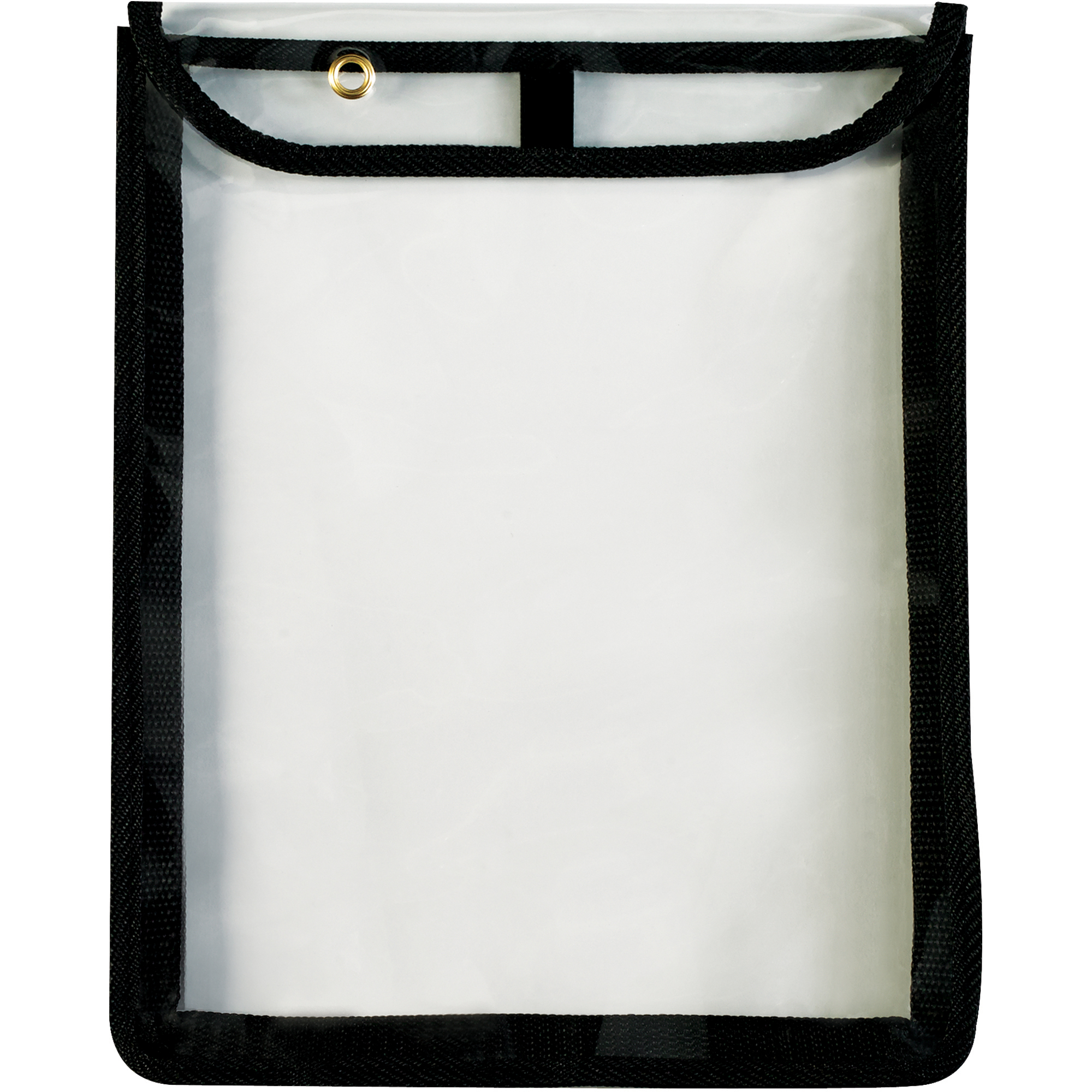 Stitched Gusseted Job Jackets, 9" x 12" x 1", Black, 15/Case