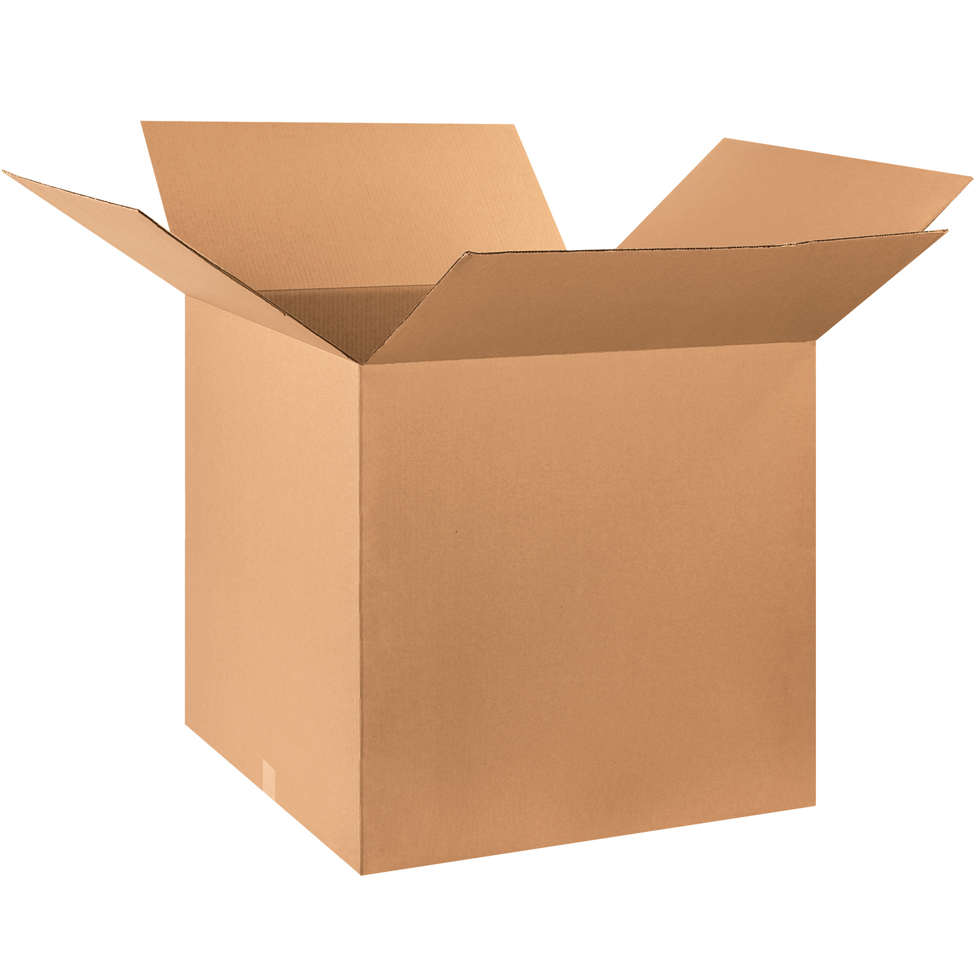 Corrugated Boxes, 27" x 27" x 27", Kraft, 5/Bundle; 120/Skid