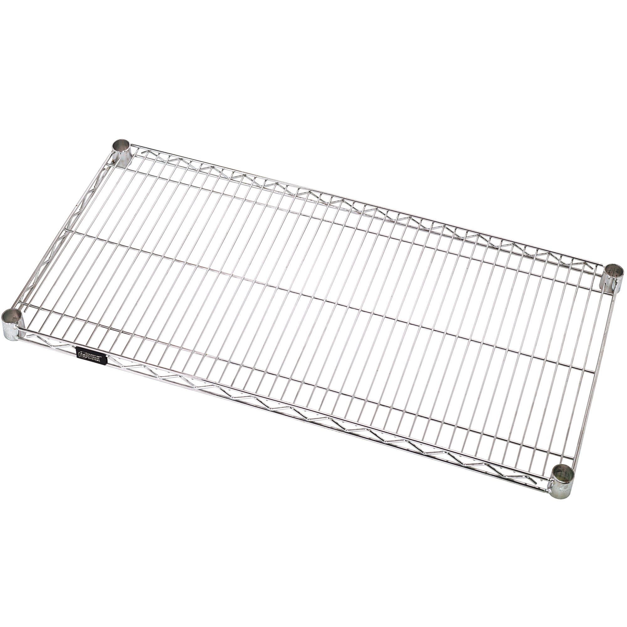 Wire Shelves, 72" x 36", Chrome, 2/Case