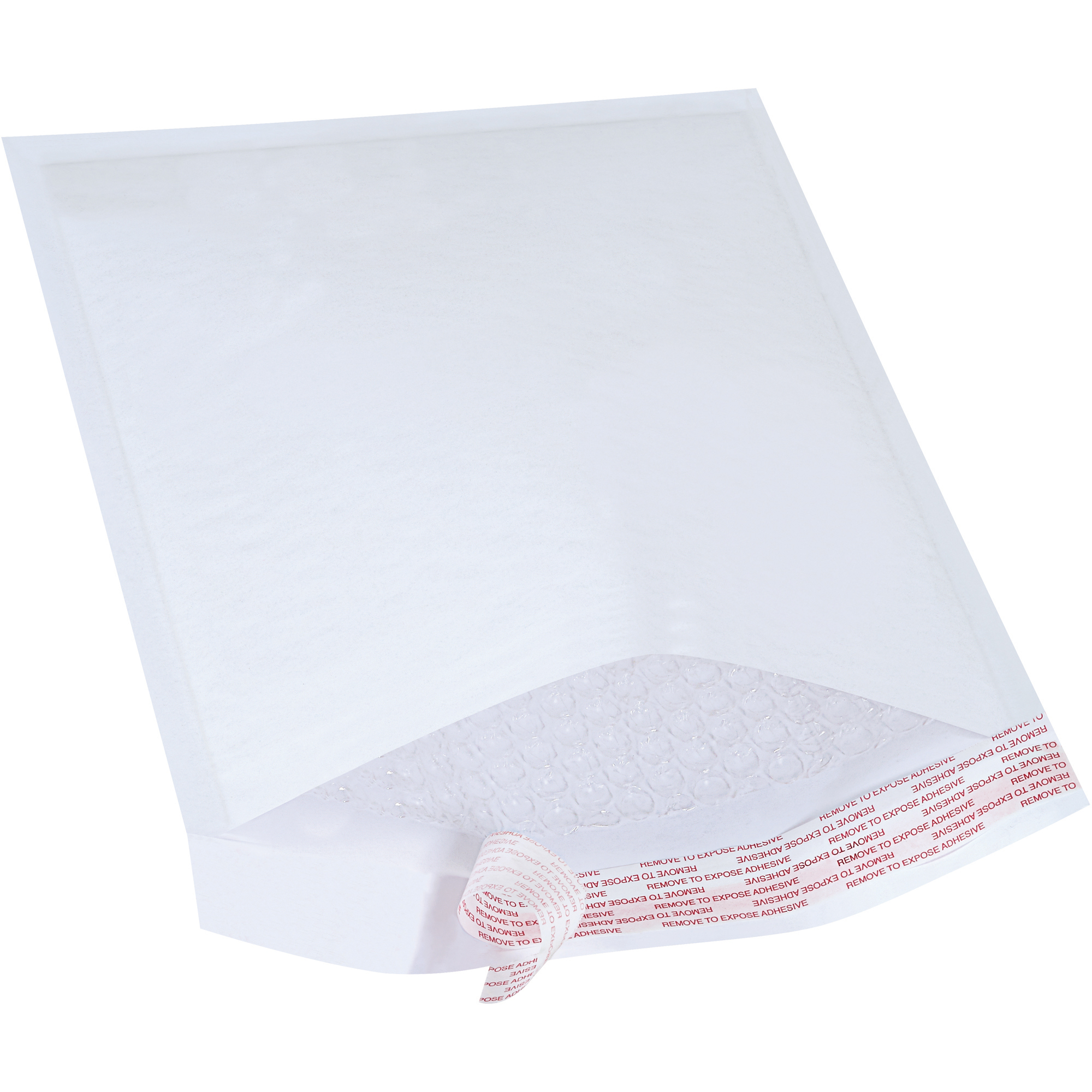 Self-Seal Bubble Mailers, #2, 8 1/2" x 12", White, 100/Case