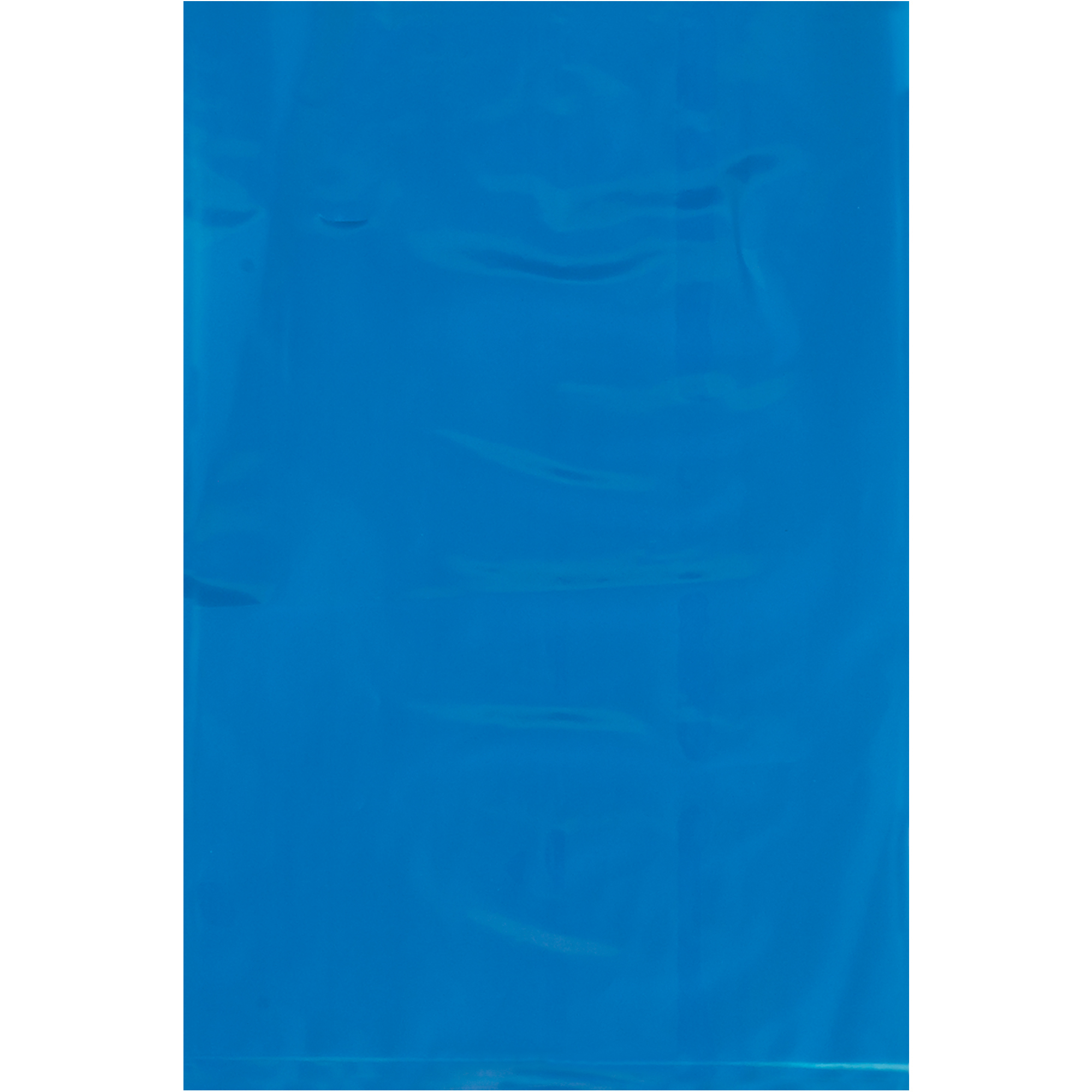 Flat 2 Mil Poly Bags, 6" x 9", Blue, 1000/Case
