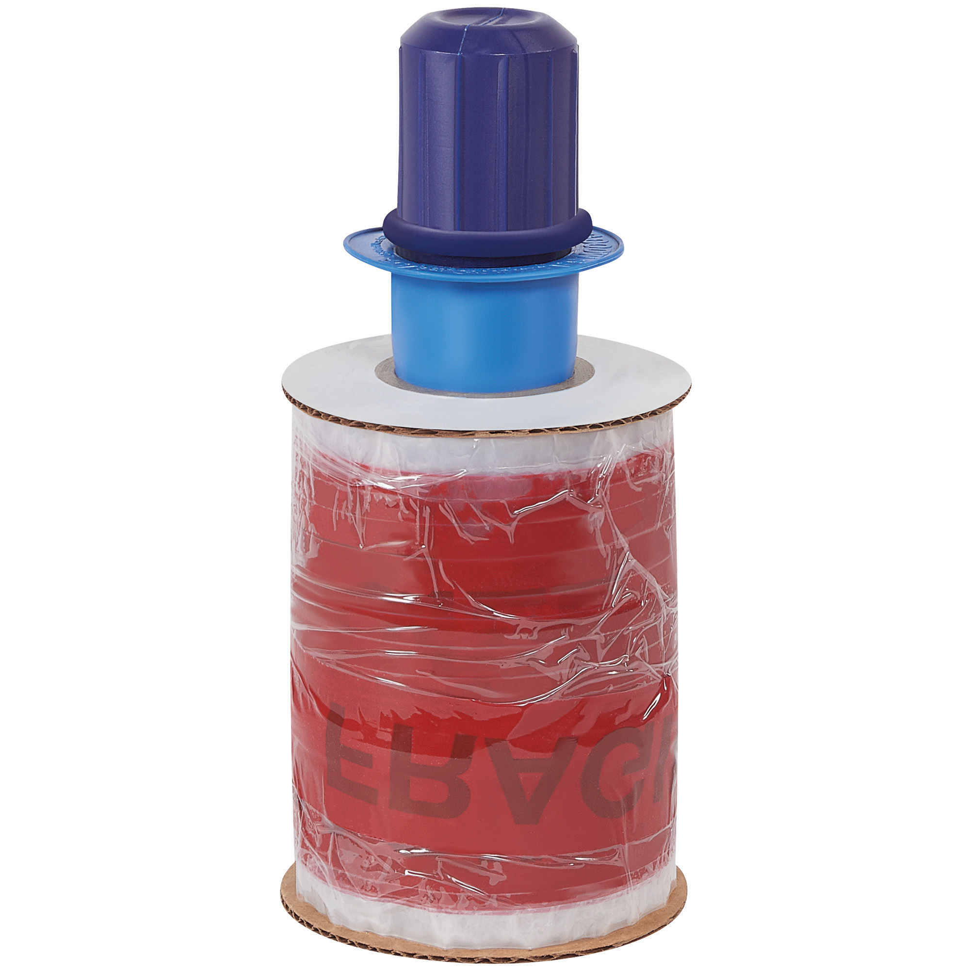 Goodwrappers® Identi-Wrap, "FRAGILE", 5" x 80 Gauge x 500', Red/Black, 6/Case