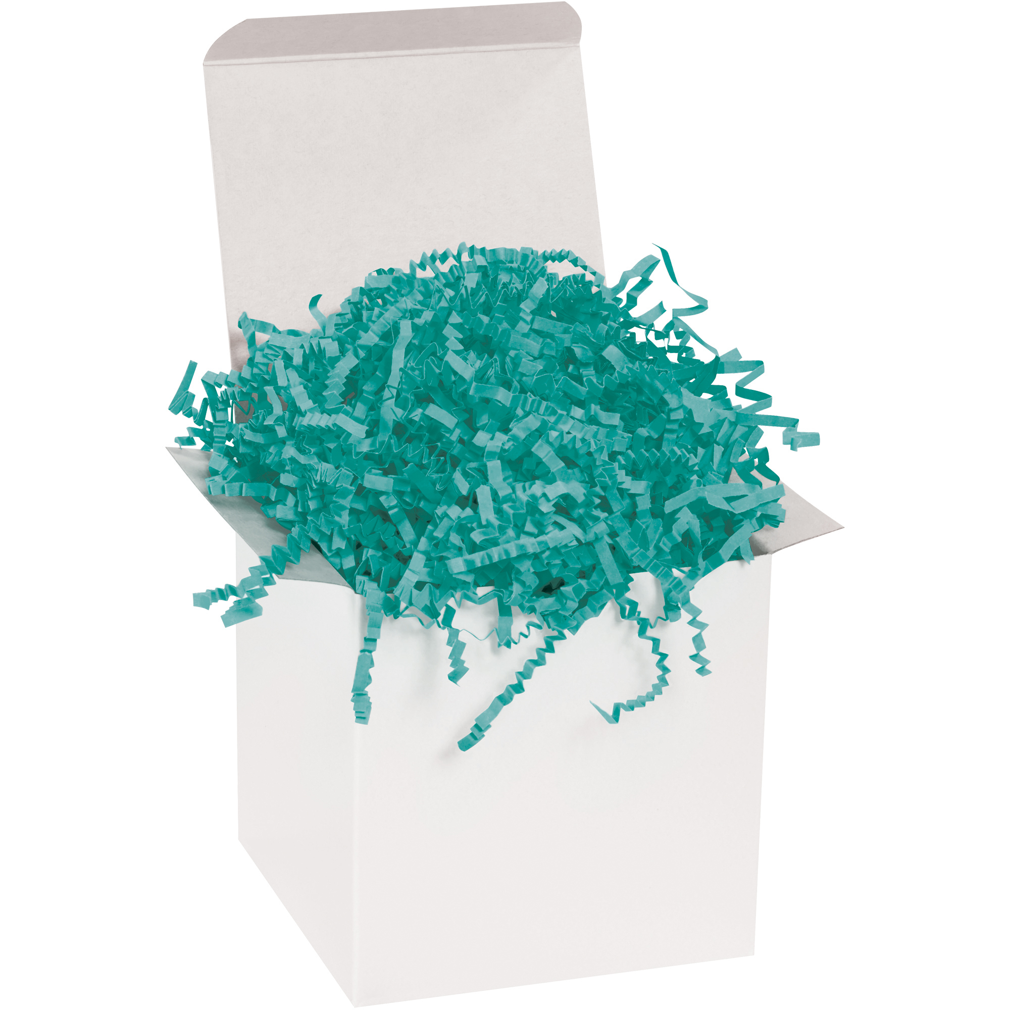 Crinkle Paper, 10 lb., Teal, 1/Case