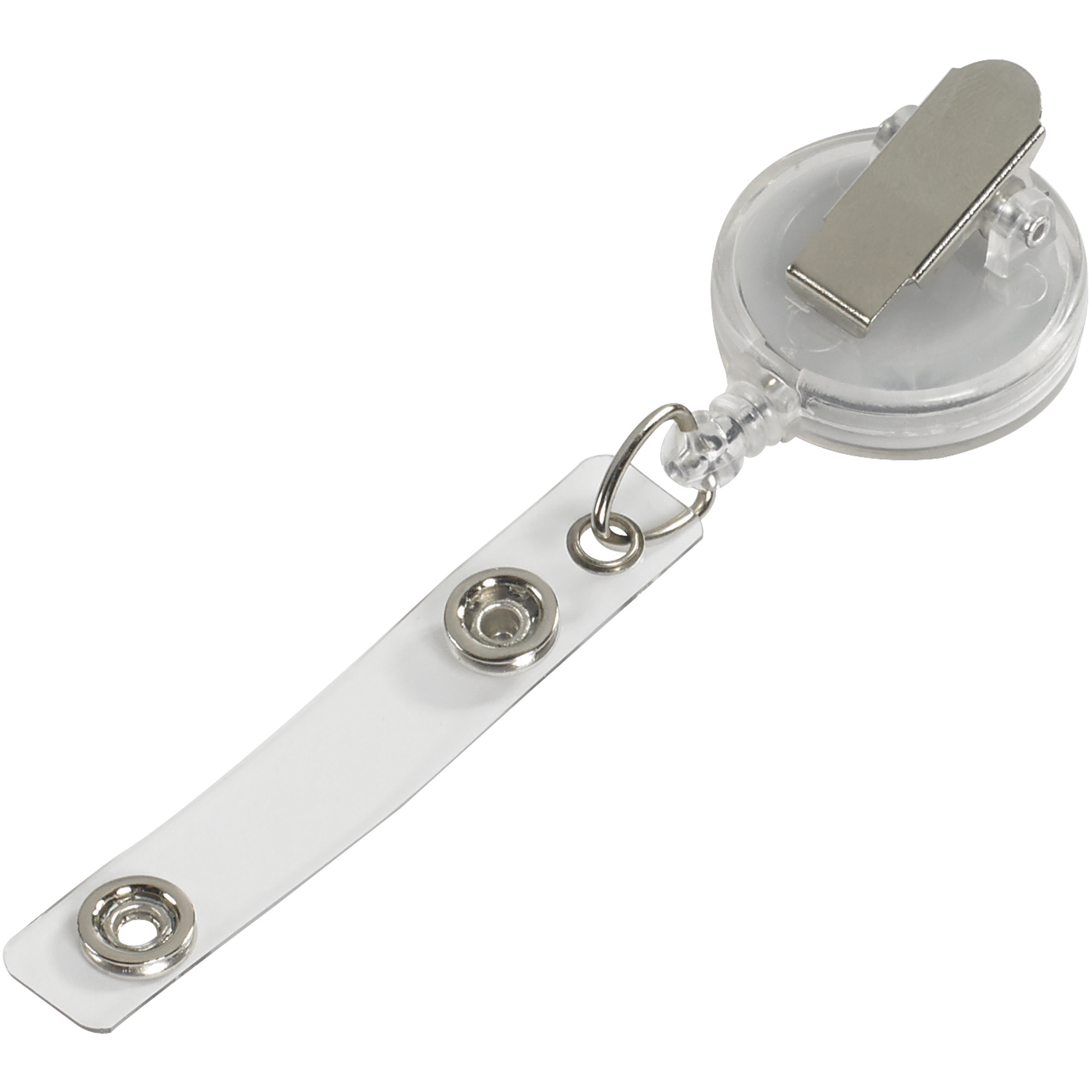 Retractable Lanyard, 36", Clear, 12/Case