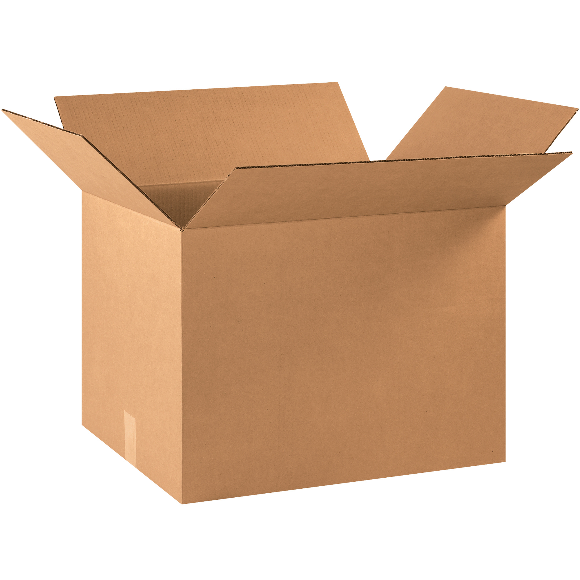 Corrugated Boxes, 22" x 16" x 16", Kraft, 15/Bundle; 120/Skid