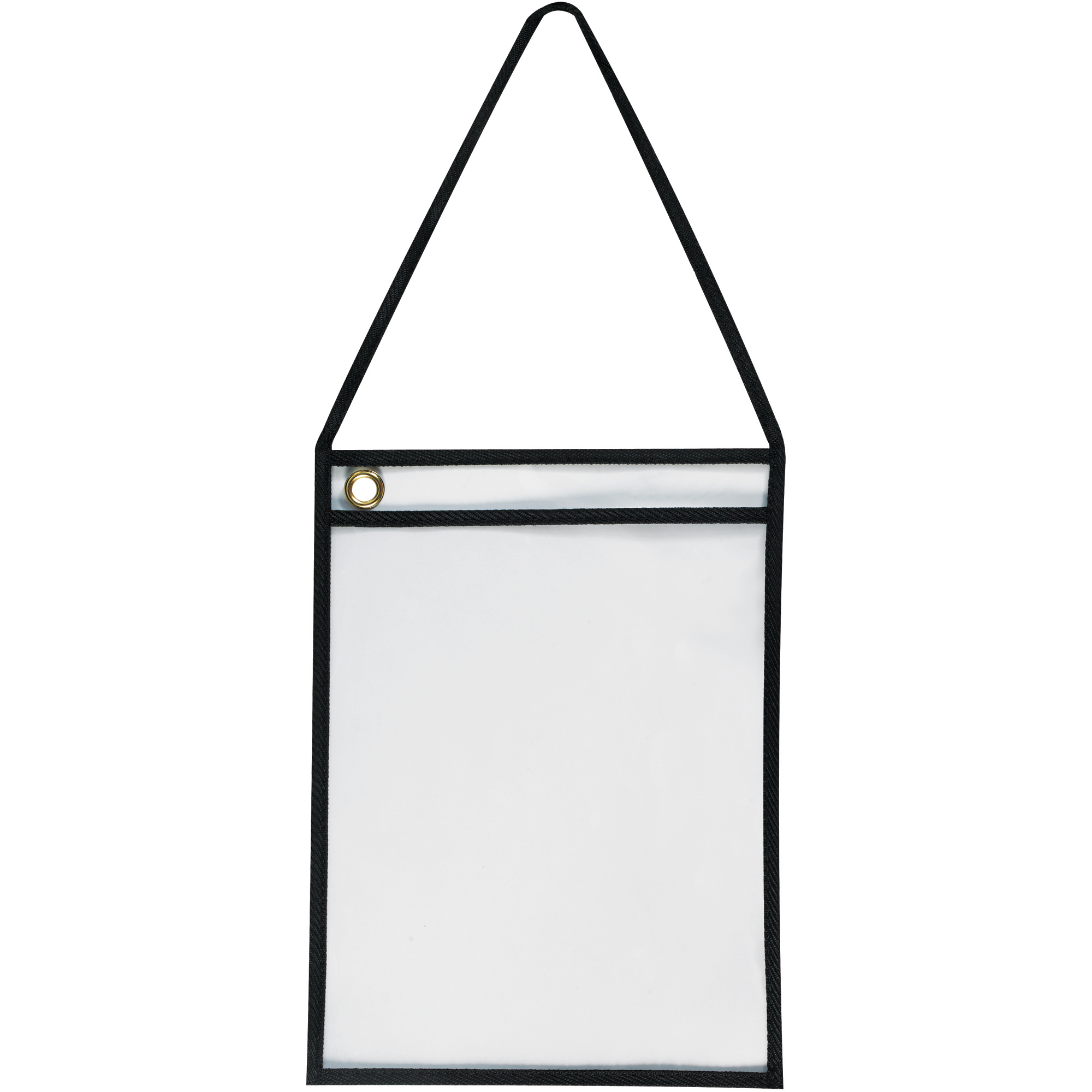 Stitched Deluxe Job Ticket Holders, 9" x 12", Black, 15/Case