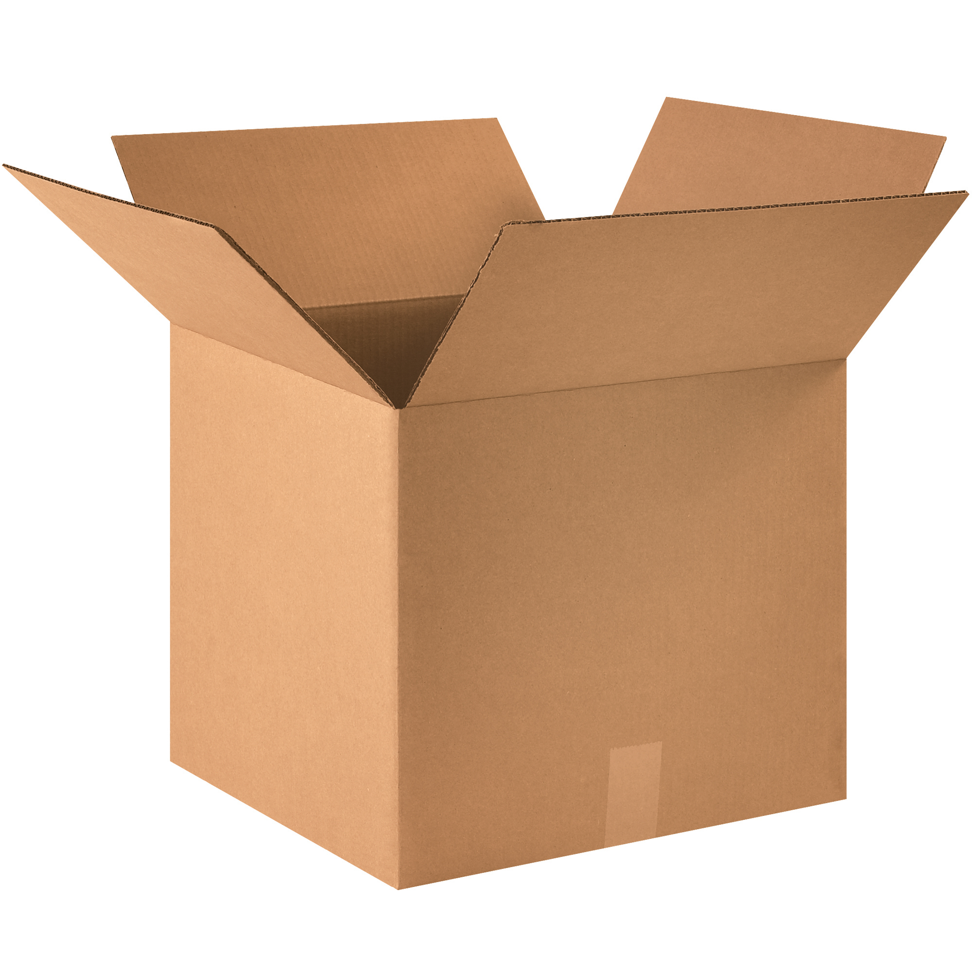 Corrugated Boxes, 16" x 16" x 14", Kraft, 25/Bundle; 125/Skid
