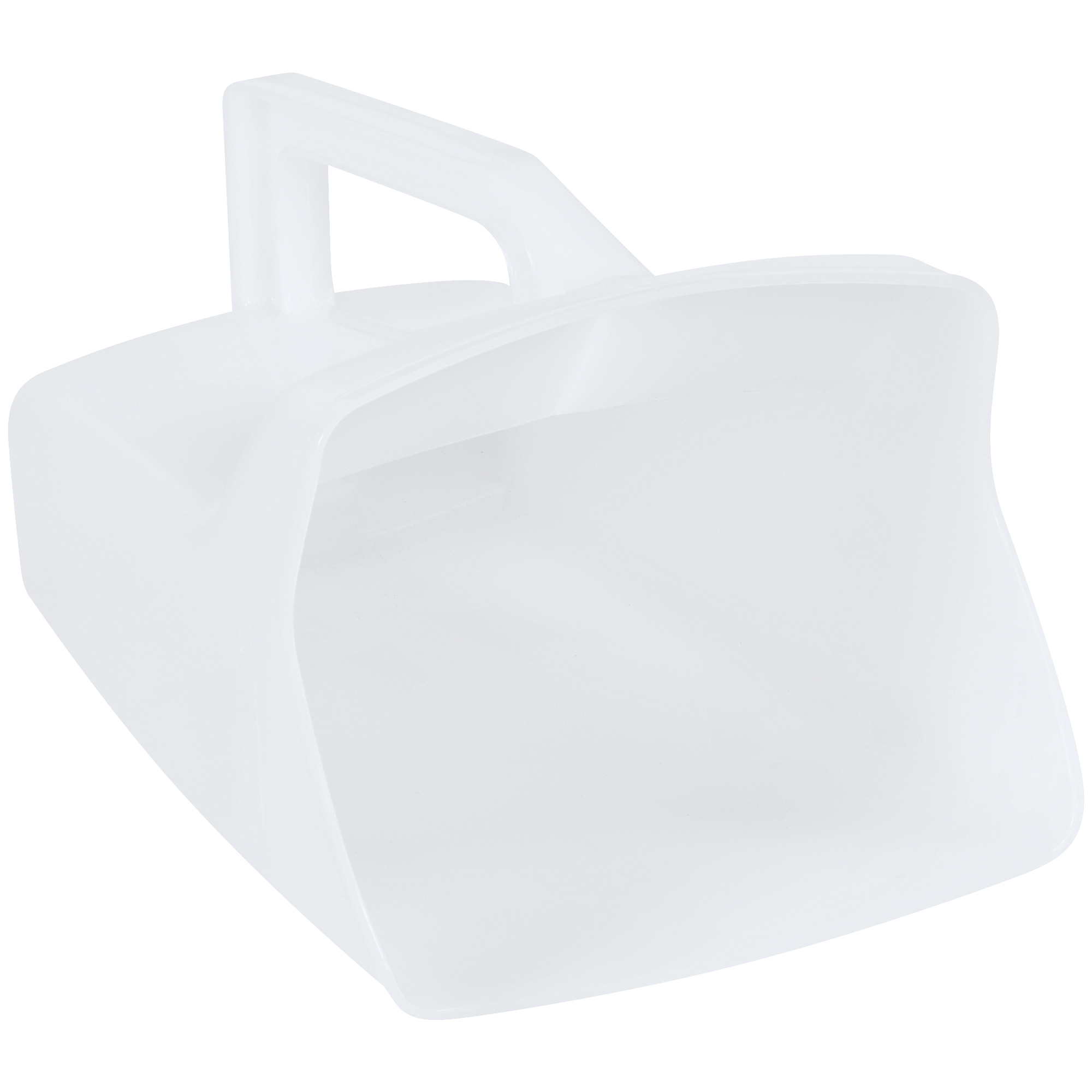 Utility Plastic Scoop, 64 oz., White, 1/Each