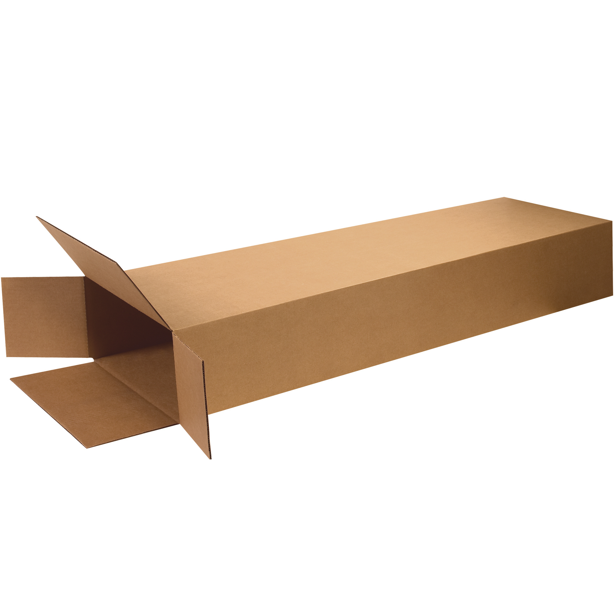 Side Loading Boxes, 20" x 8" x 60", Kraft, 5/Bundle; 120/Skid