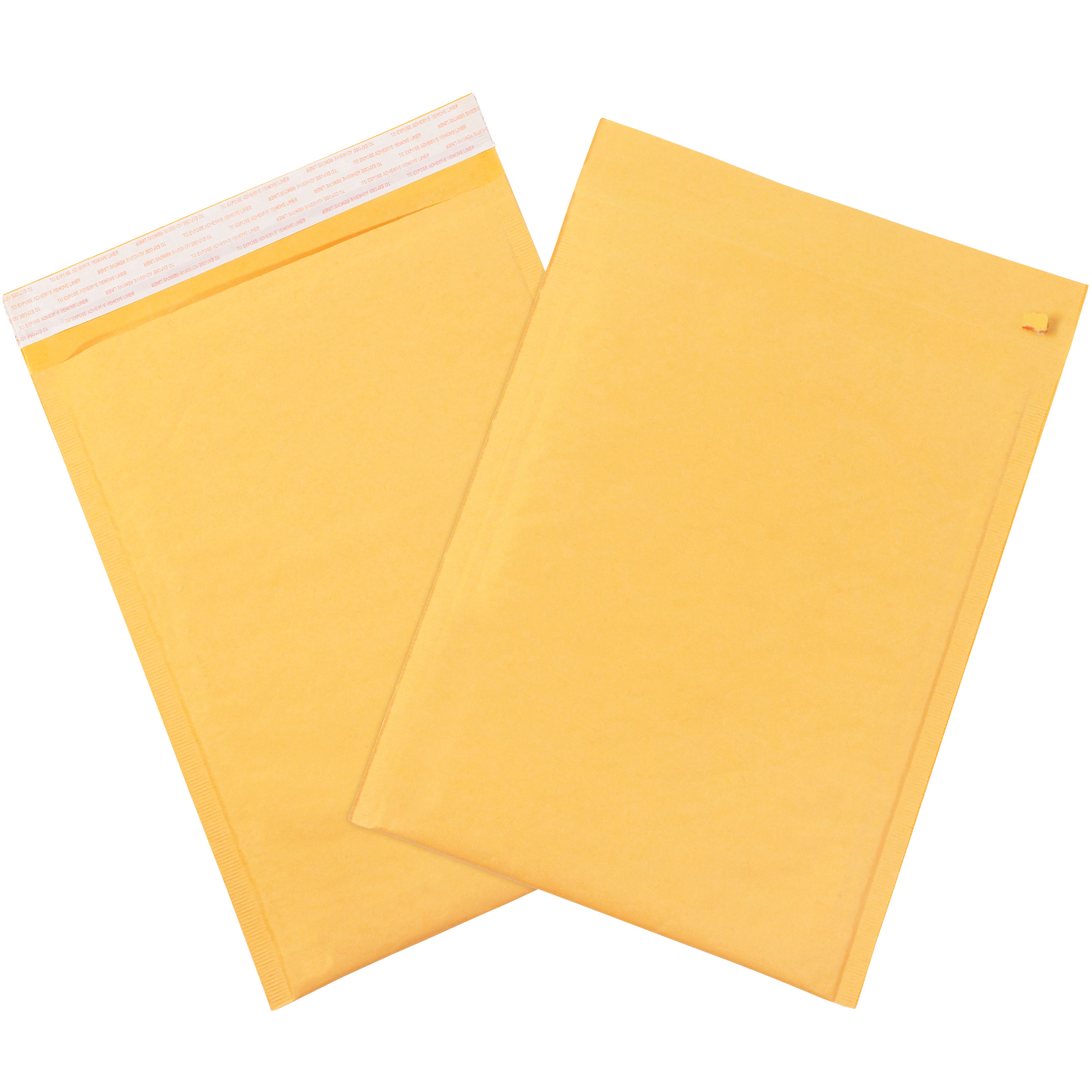 Self-Seal Bubble Mailers w/Tear Strip, #6, 12 1/2" x 19", Kraft, 25/Case