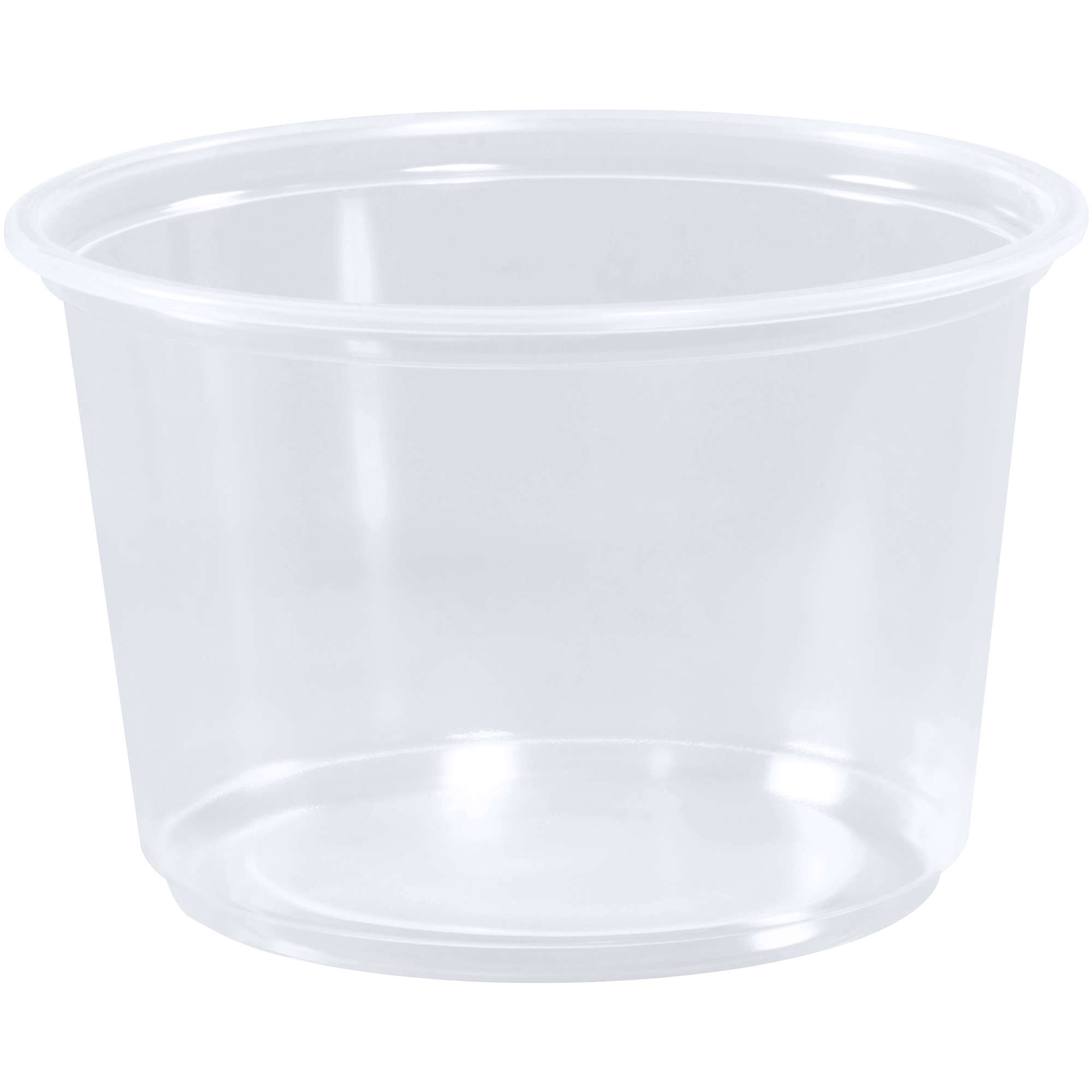 Deli Containers, 16 oz., 4 1/2" x 3", Clear, 500/Case
